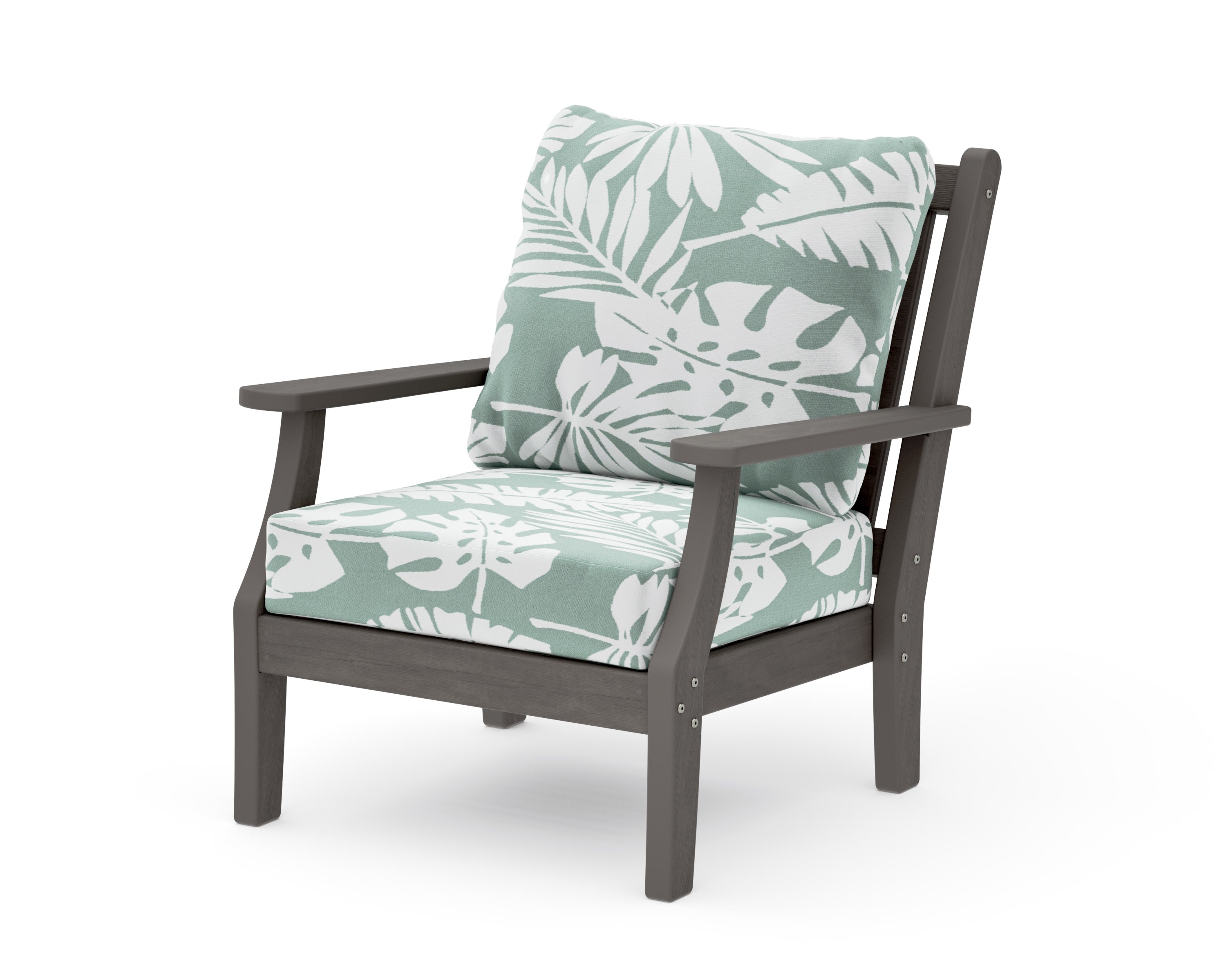 Wovendale Deep Seating Chair in Driftwood / Leaf Glacier Spa