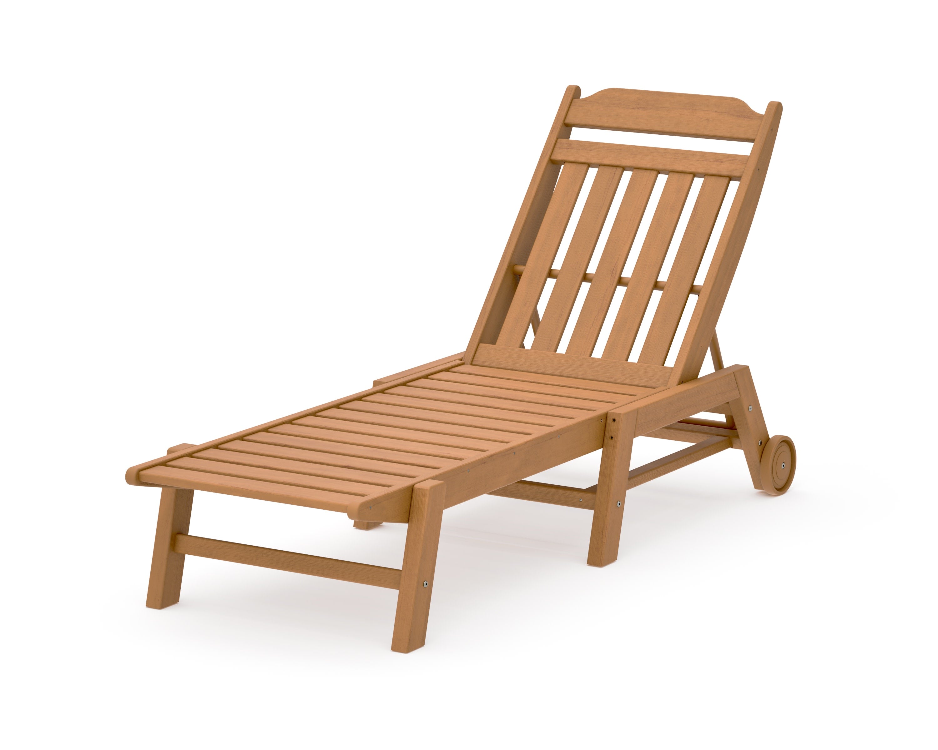 Cottage Chaise with Wheels in Natural