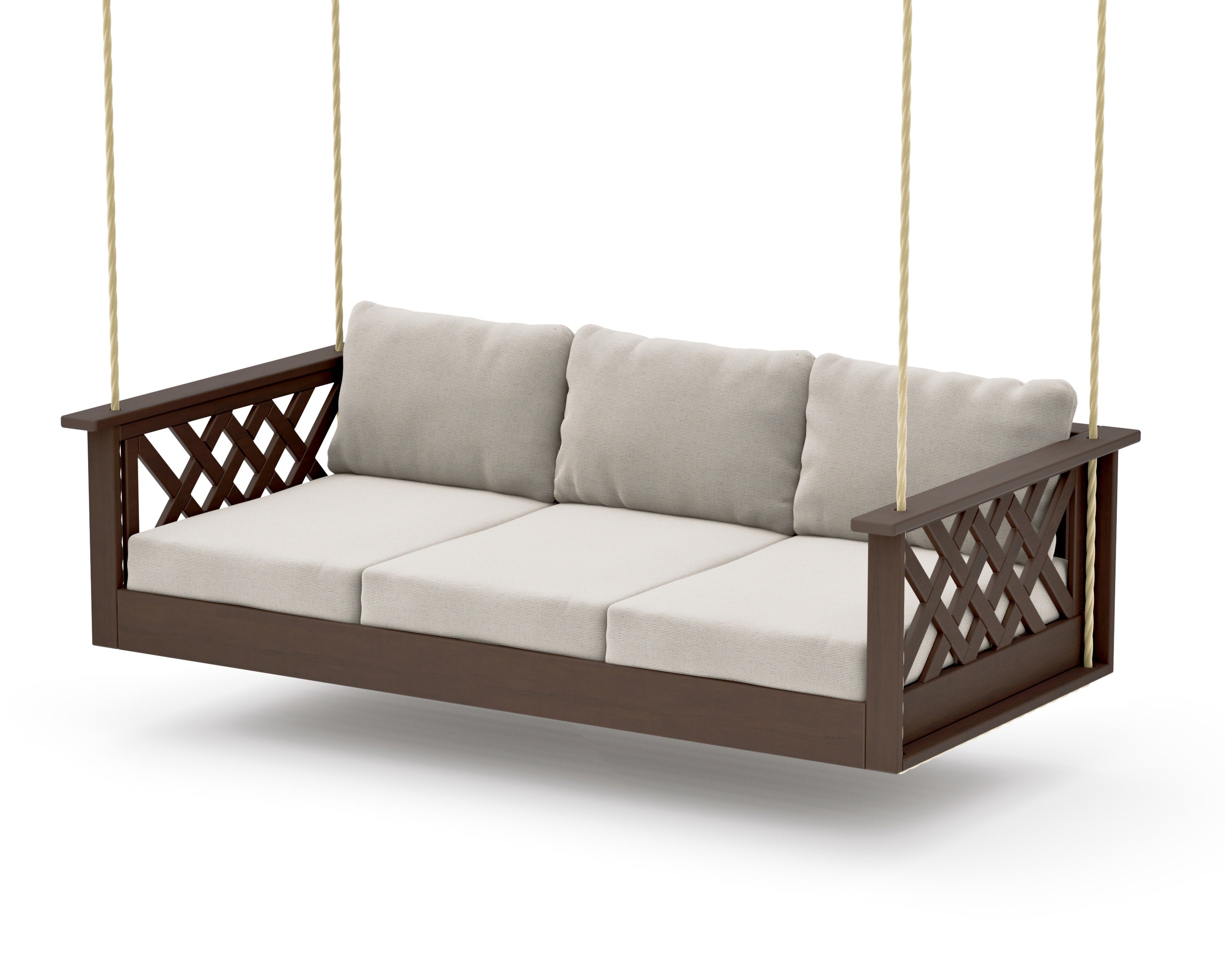 Wovendale Daybed Swing in Kona / Dune Burlap