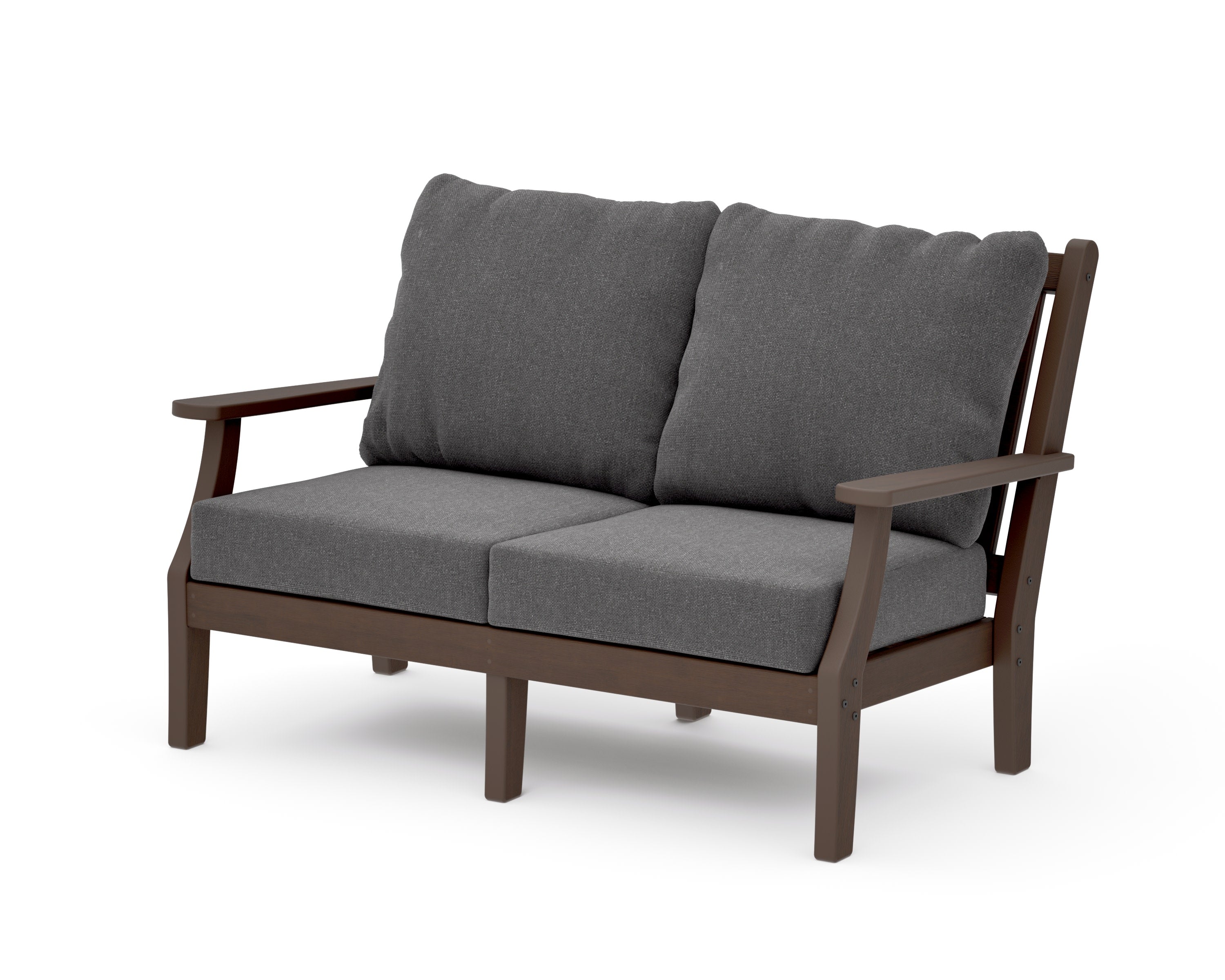 Wovendale Deep Seating Loveseat in Kona / Ash Charcoal