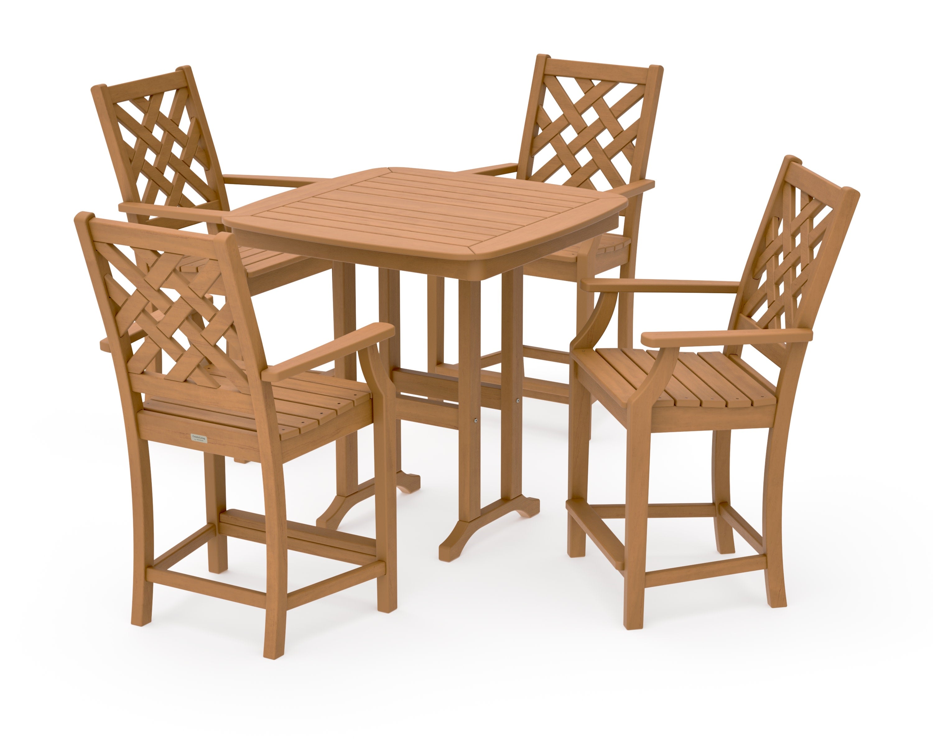 Wovendale 5-Piece Counter Set in Natural