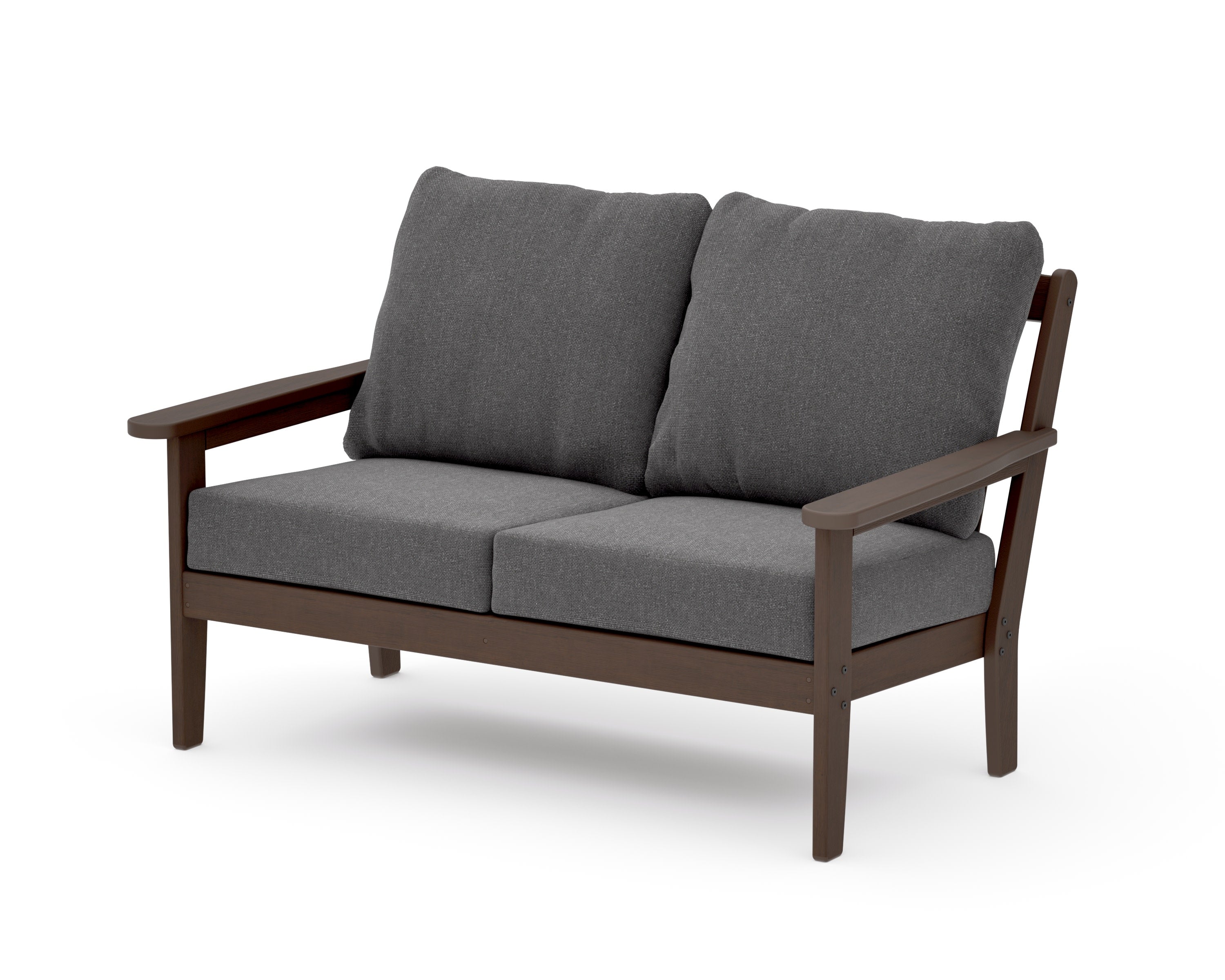 Cottage Deep Seating Loveseat in Kona / Ash Charcoal