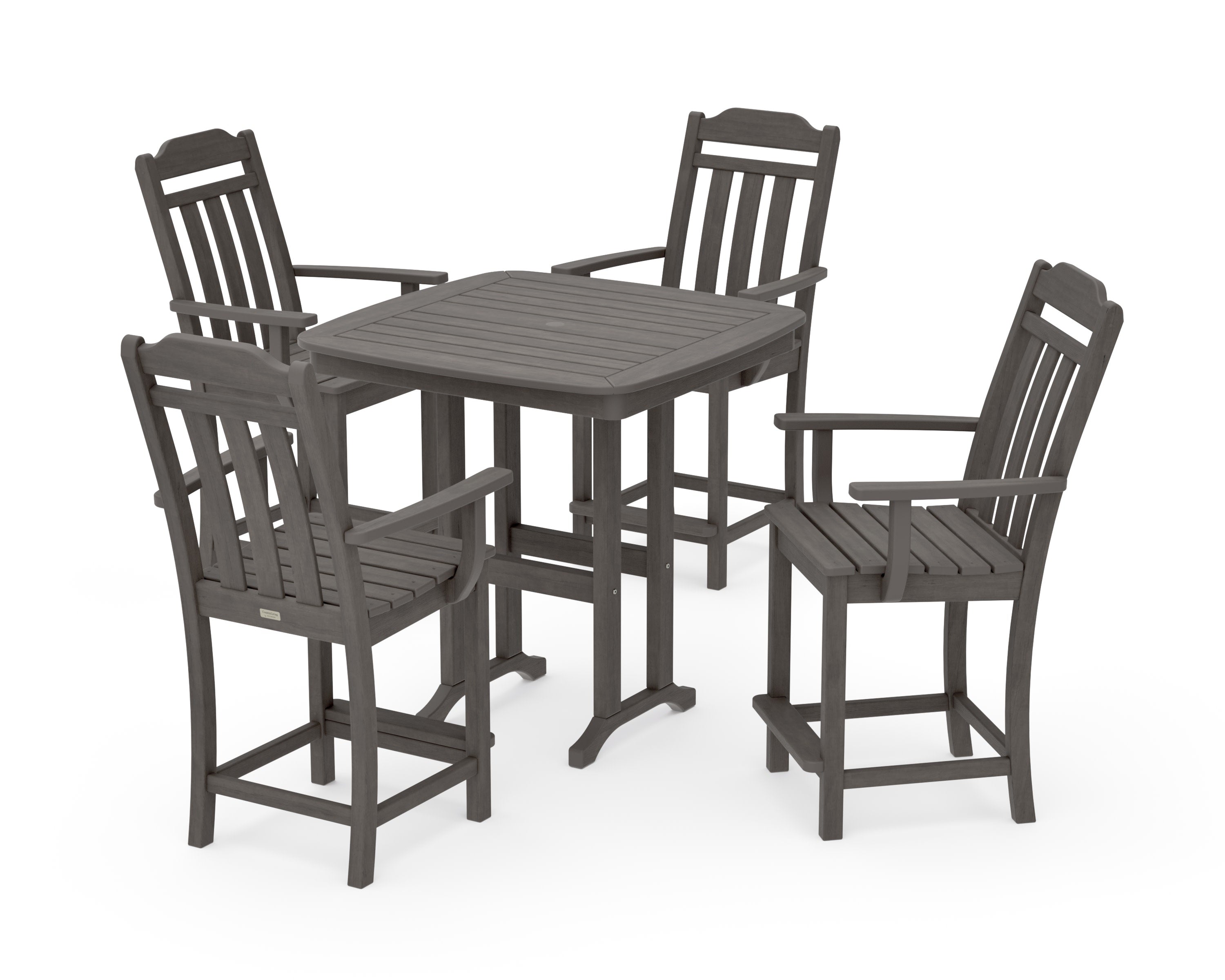 Cottage 5-Piece Counter Set in Driftwood