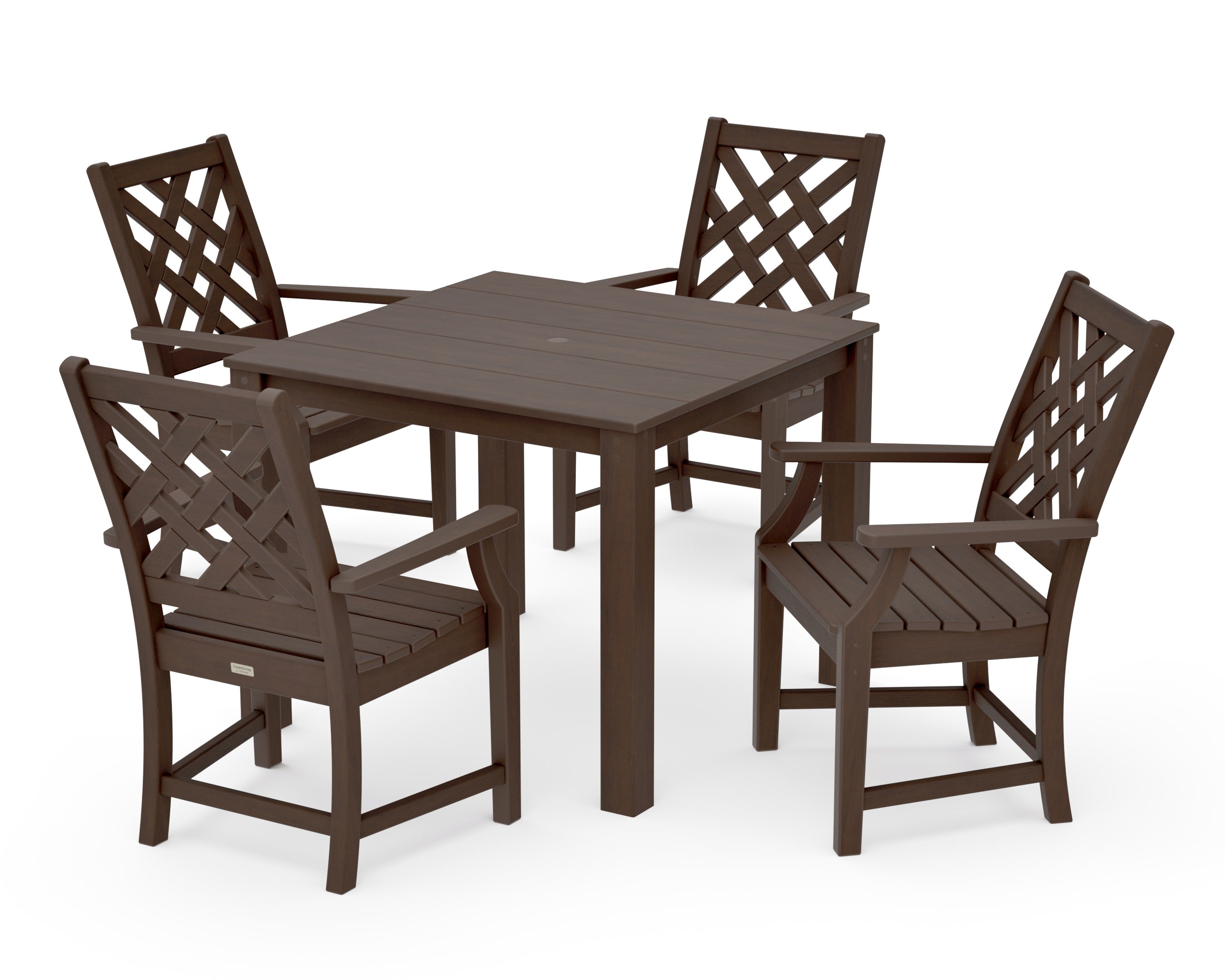 Wovendale 5-Piece Parsons Dining Set in Kona