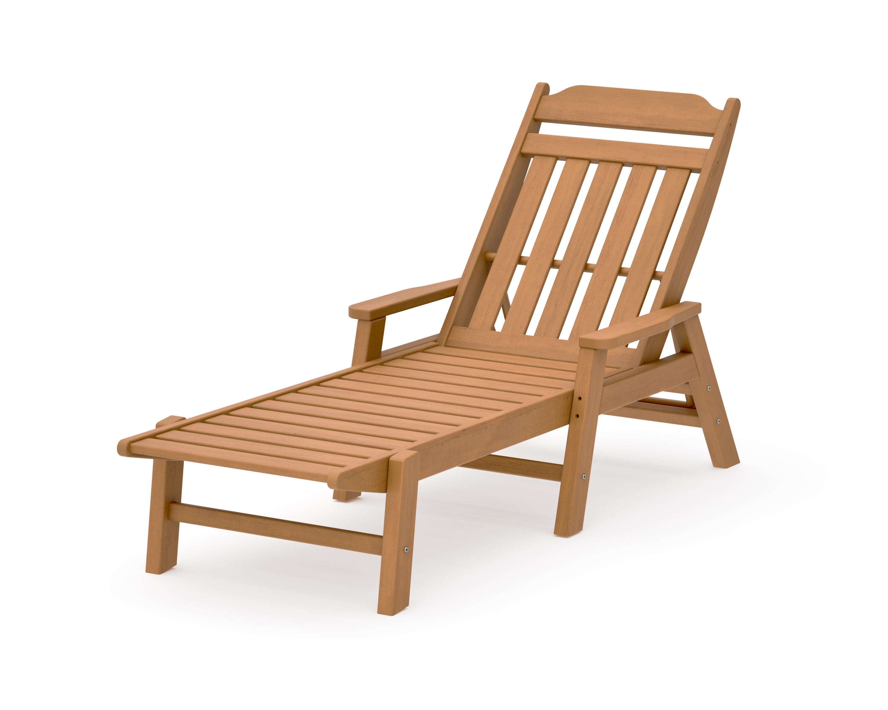 Cottage Chaise with Arms in Natural
