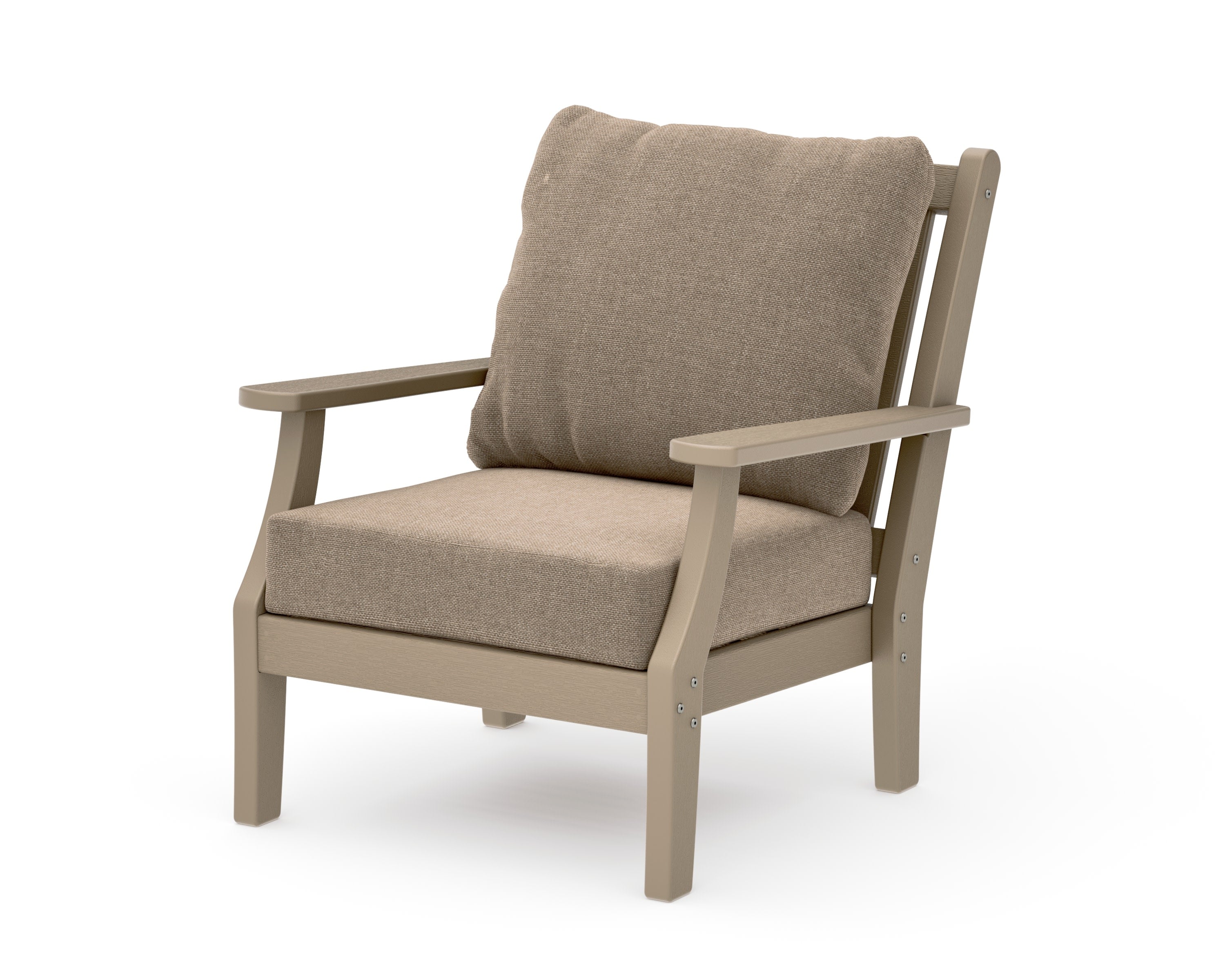 Wovendale Deep Seating Chair in Vintage Sahara / Spiced Burlap