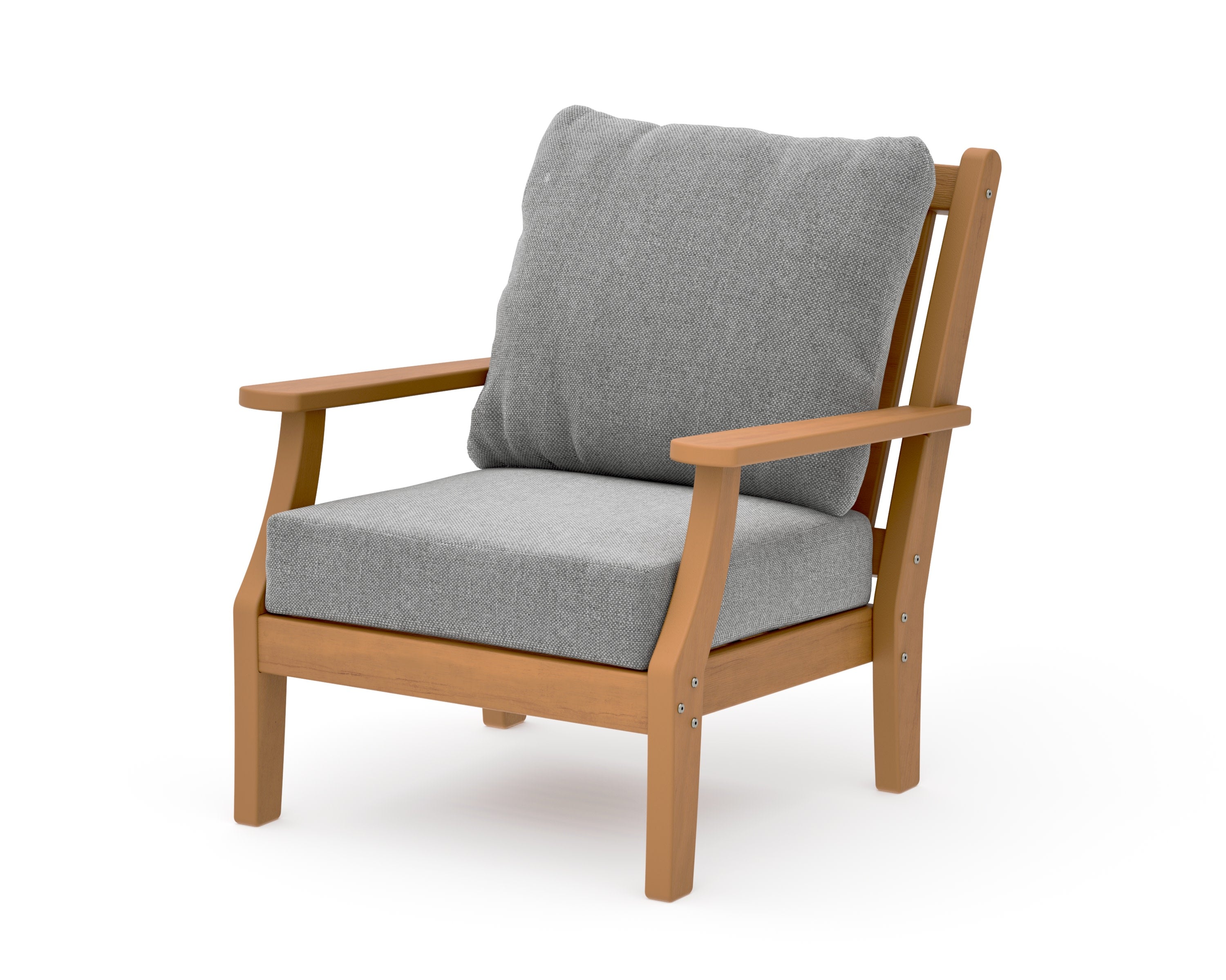 Wovendale Deep Seating Chair in Natural / Grey Mist