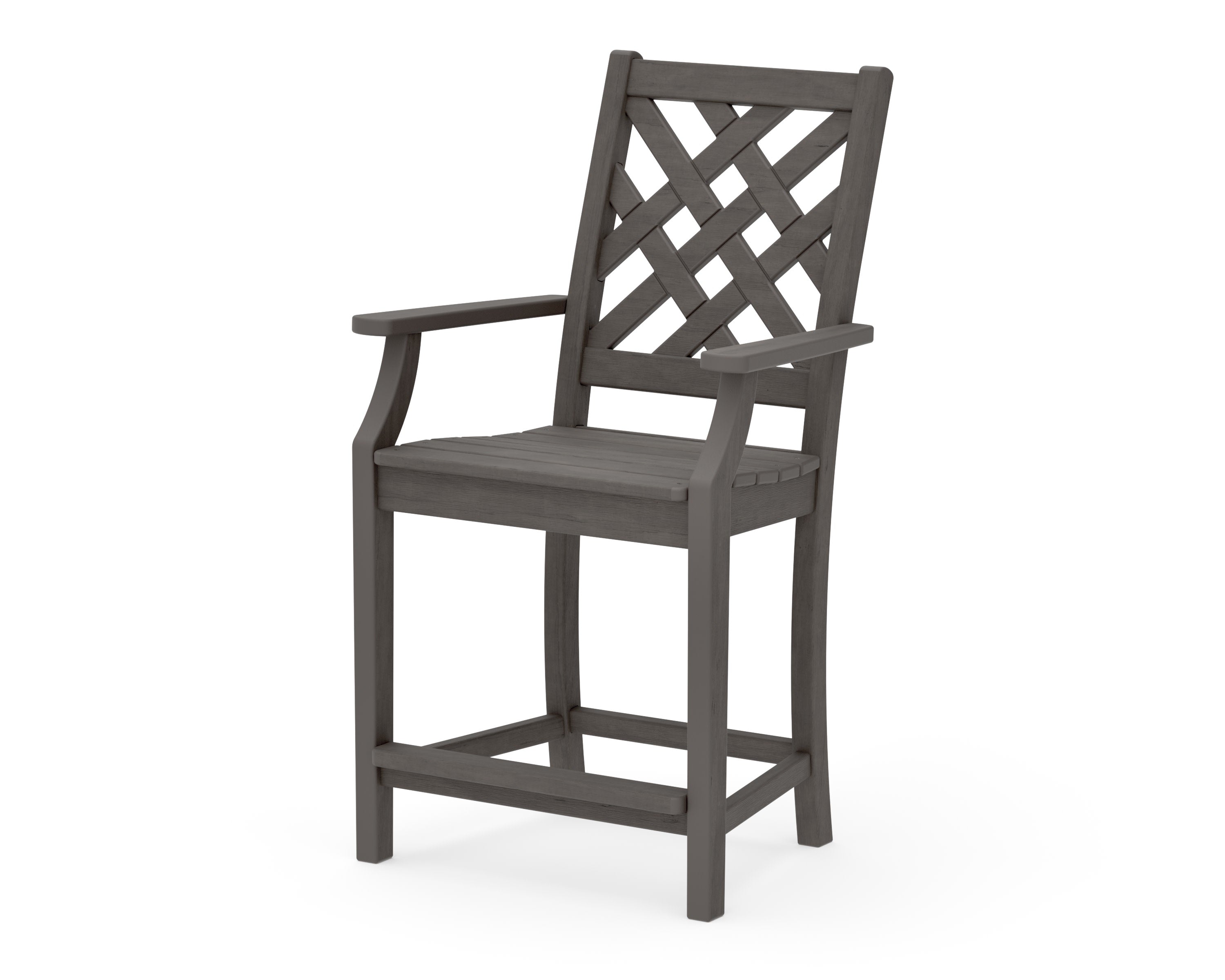 Wovendale Counter Arm Chair in Driftwood