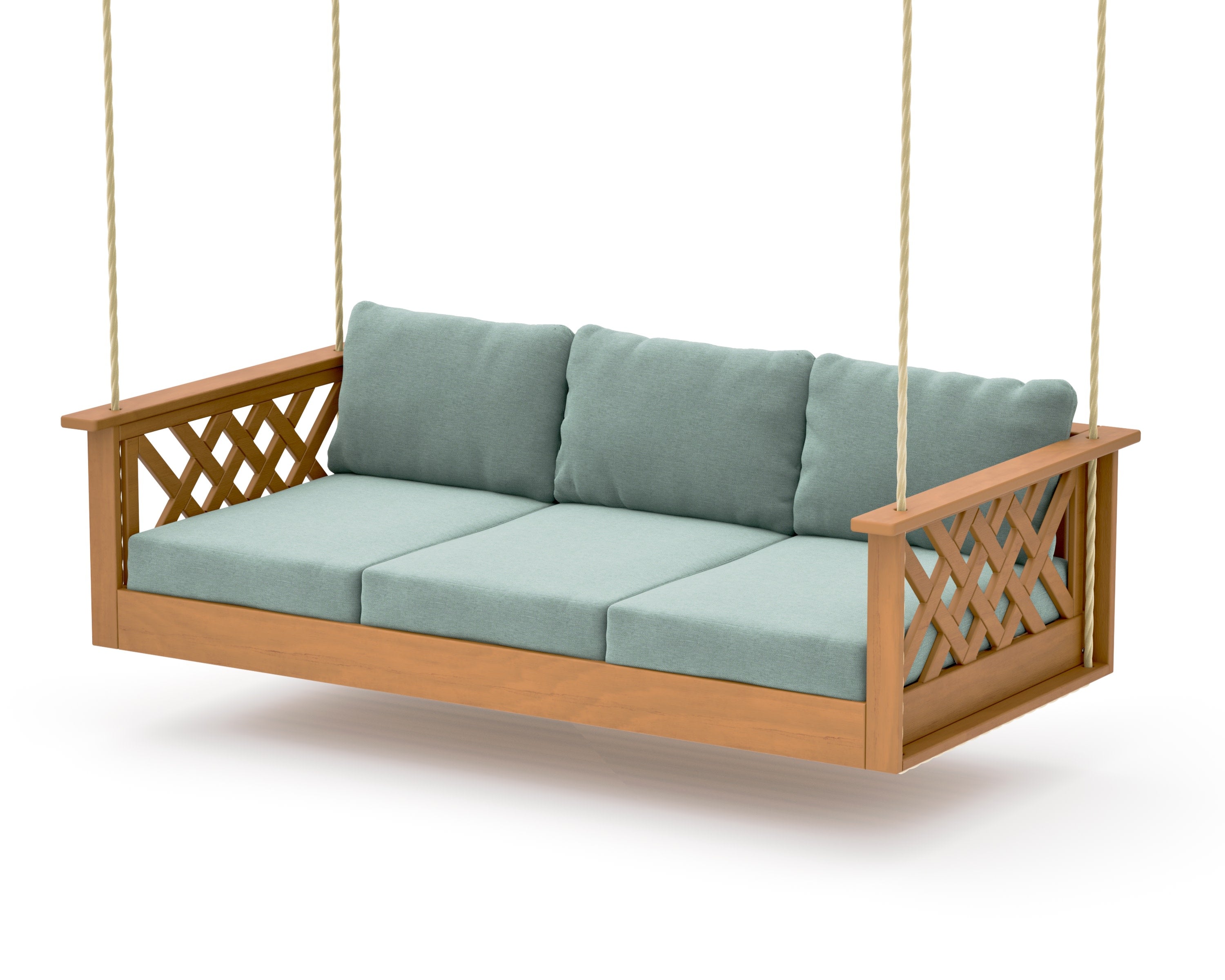 Wovendale Daybed Swing in Natural / Glacier Spa