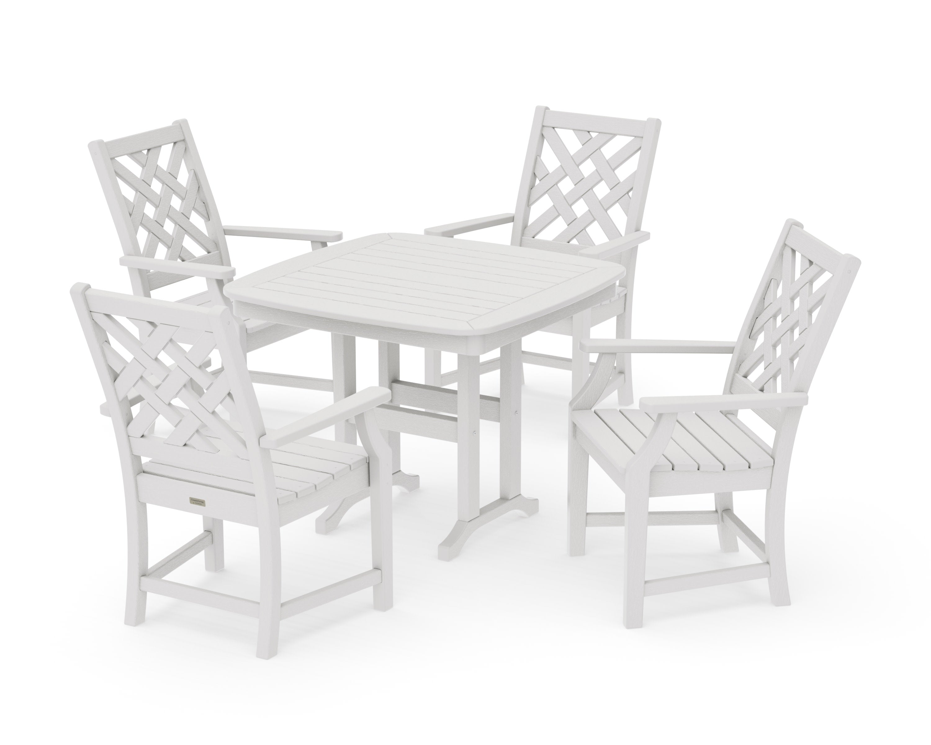 Wovendale 5-Piece Dining Set in Vintage White