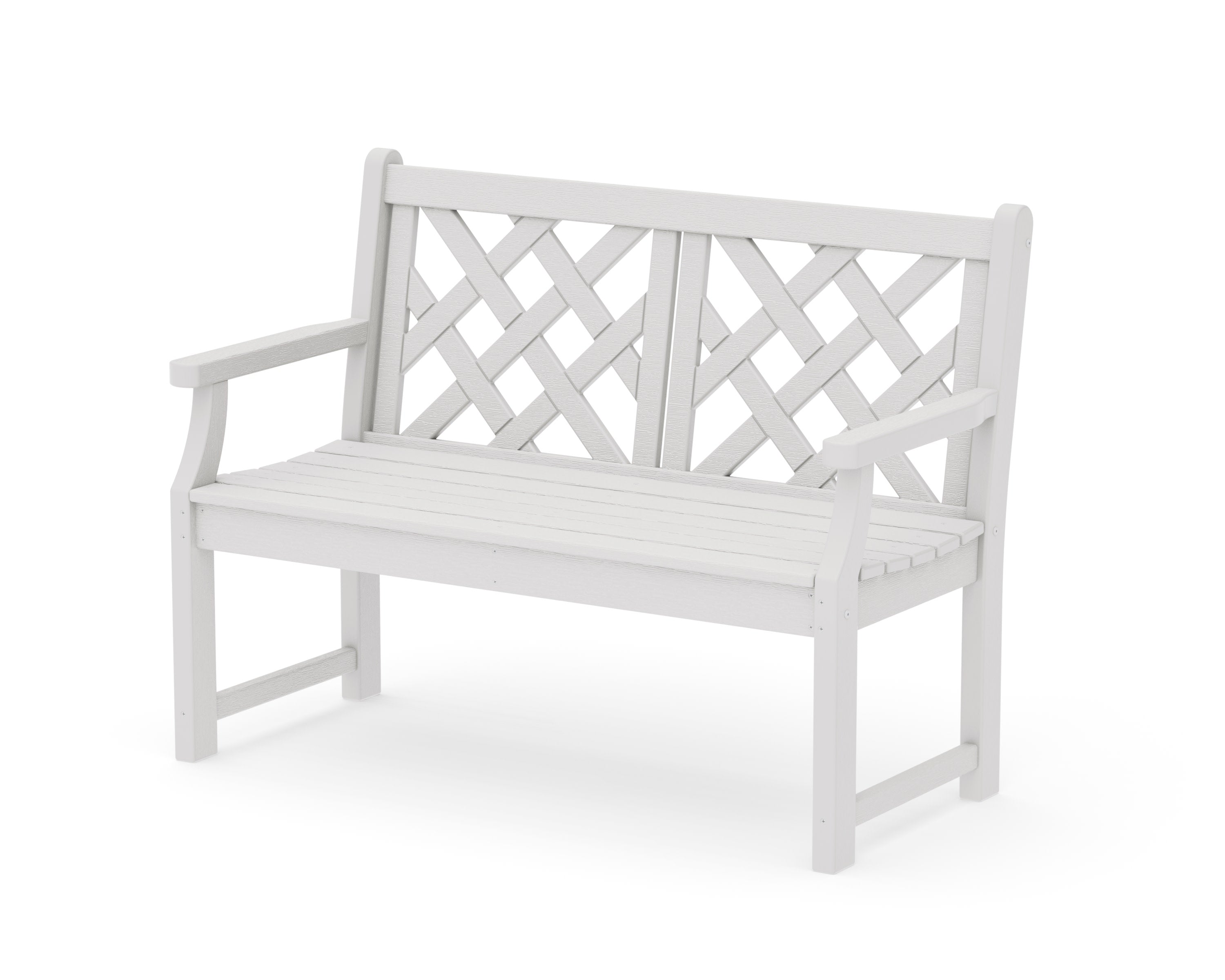Wovendale 48" Bench in Vintage White
