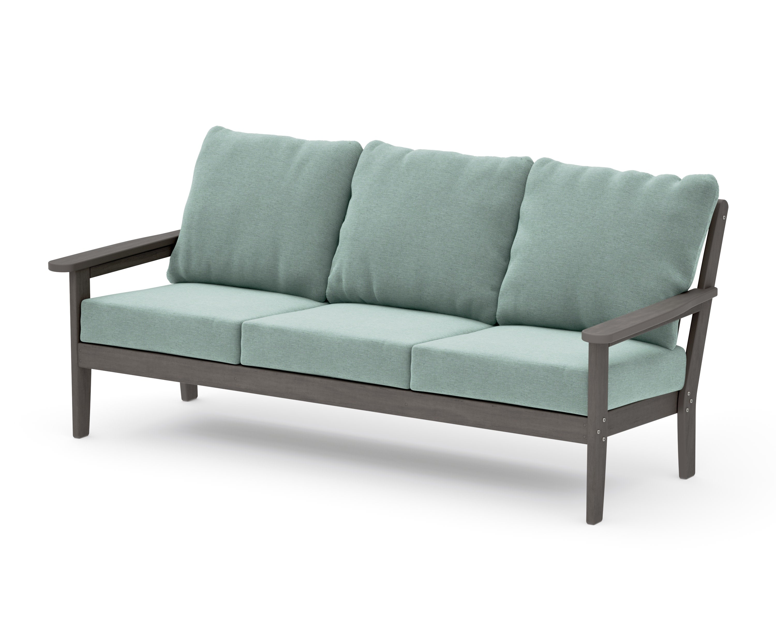 Cottage Deep Seating Sofa in Driftwood / Glacier Spa