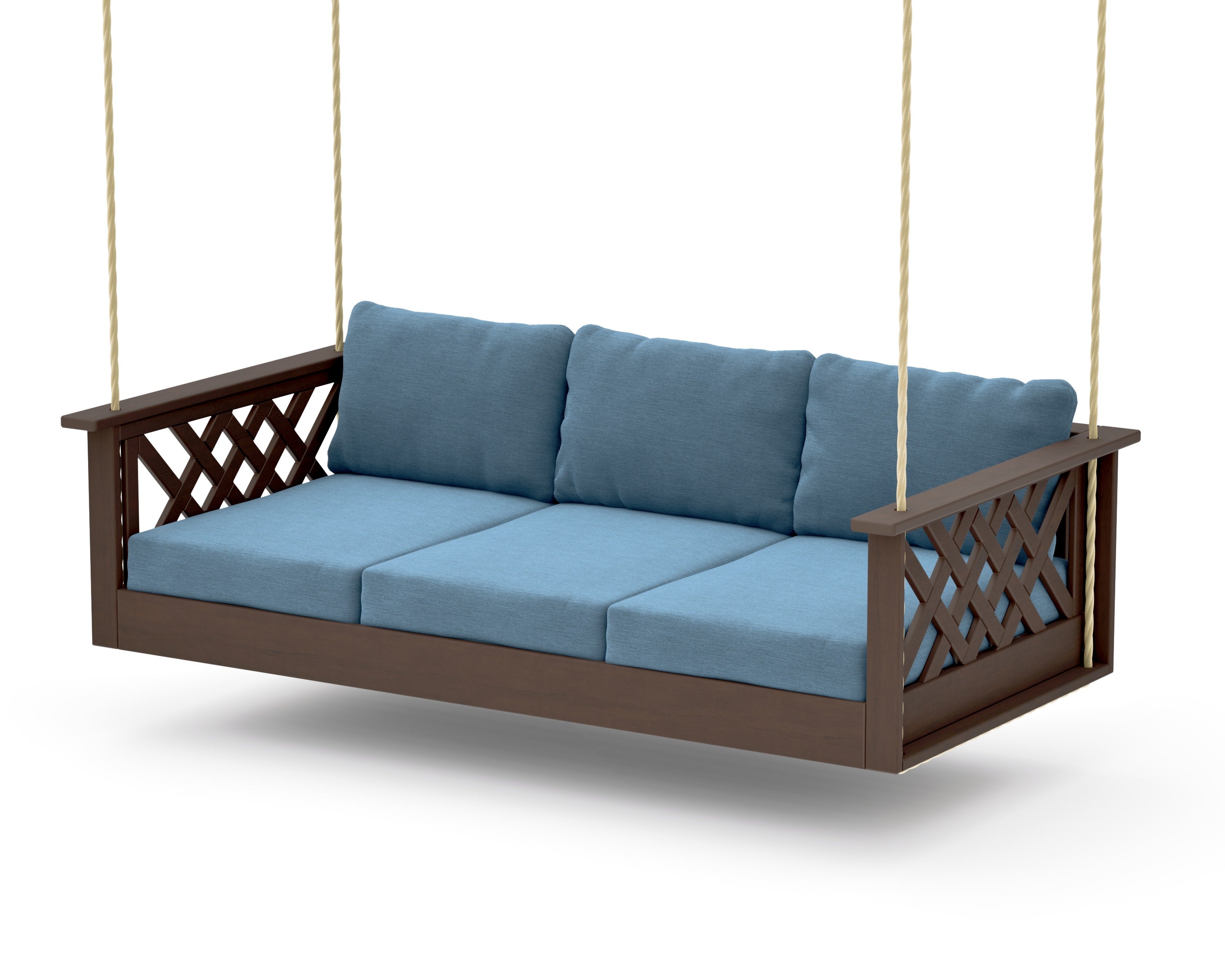 Wovendale Daybed Swing in Kona / Sky Blue