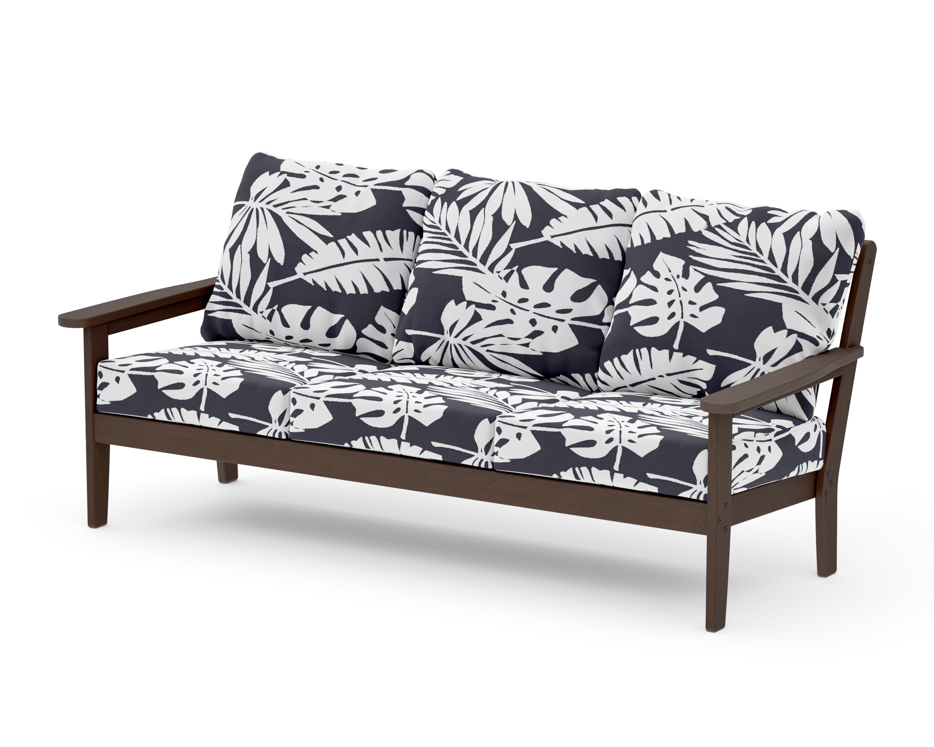 Cottage Deep Seating Sofa in Kona / Leaf Navy