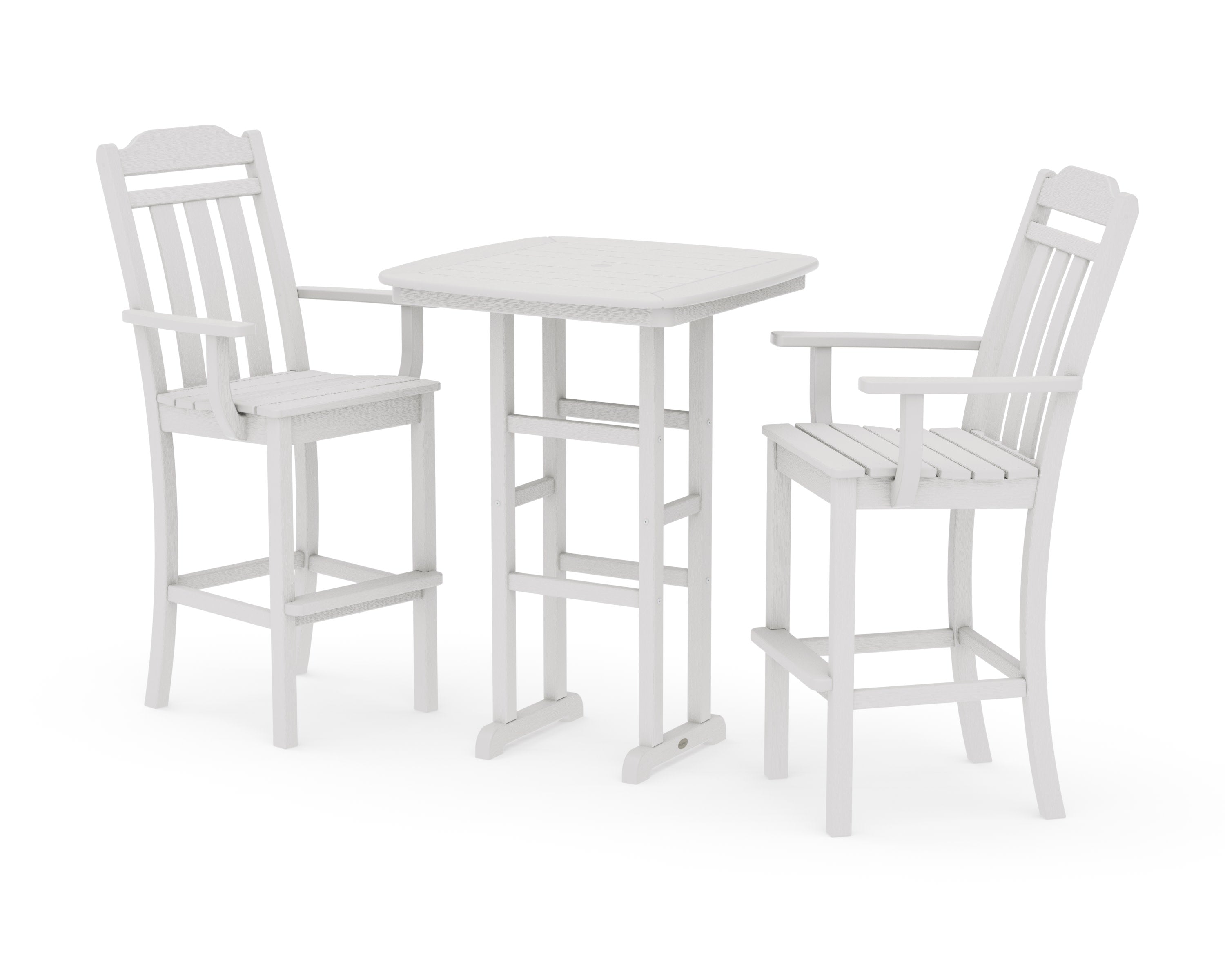 Cottage 3-Piece Bar Set in Vintage White
