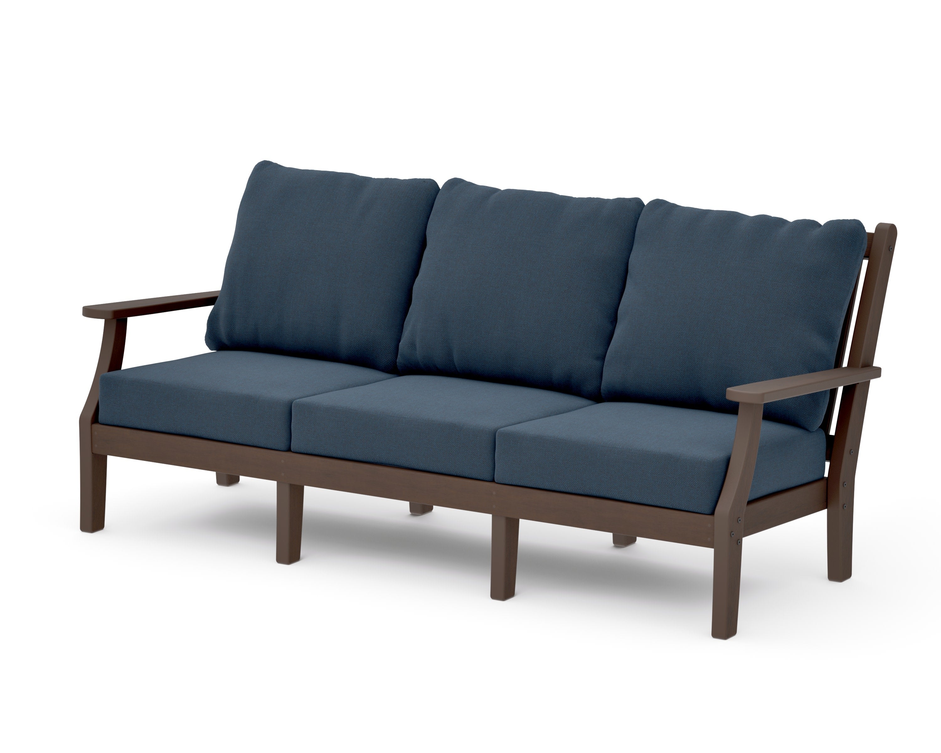 Wovendale Deep Seating Sofa in Kona / Marine Indigo