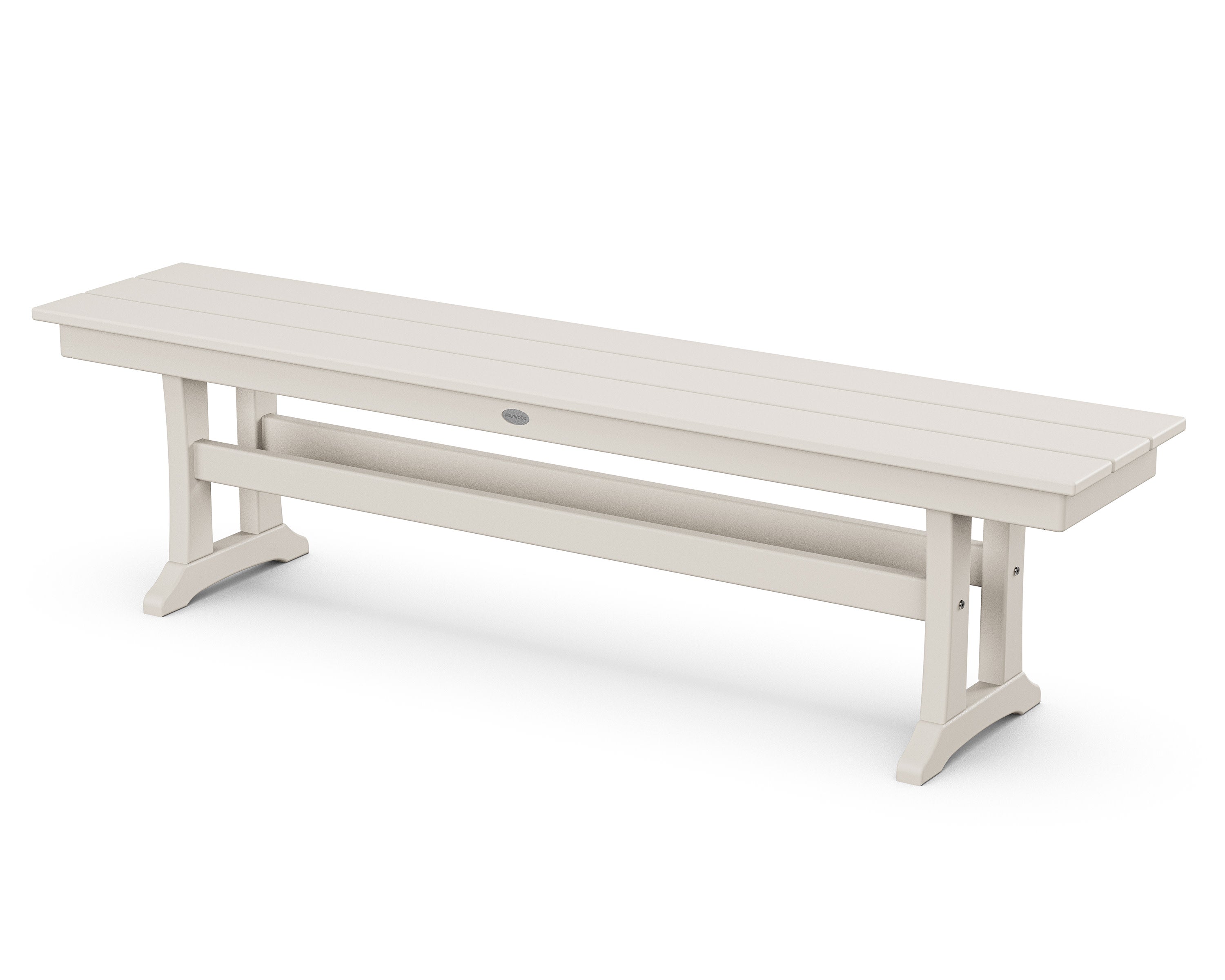 Farmhouse Trestle 65" Bench in Sand