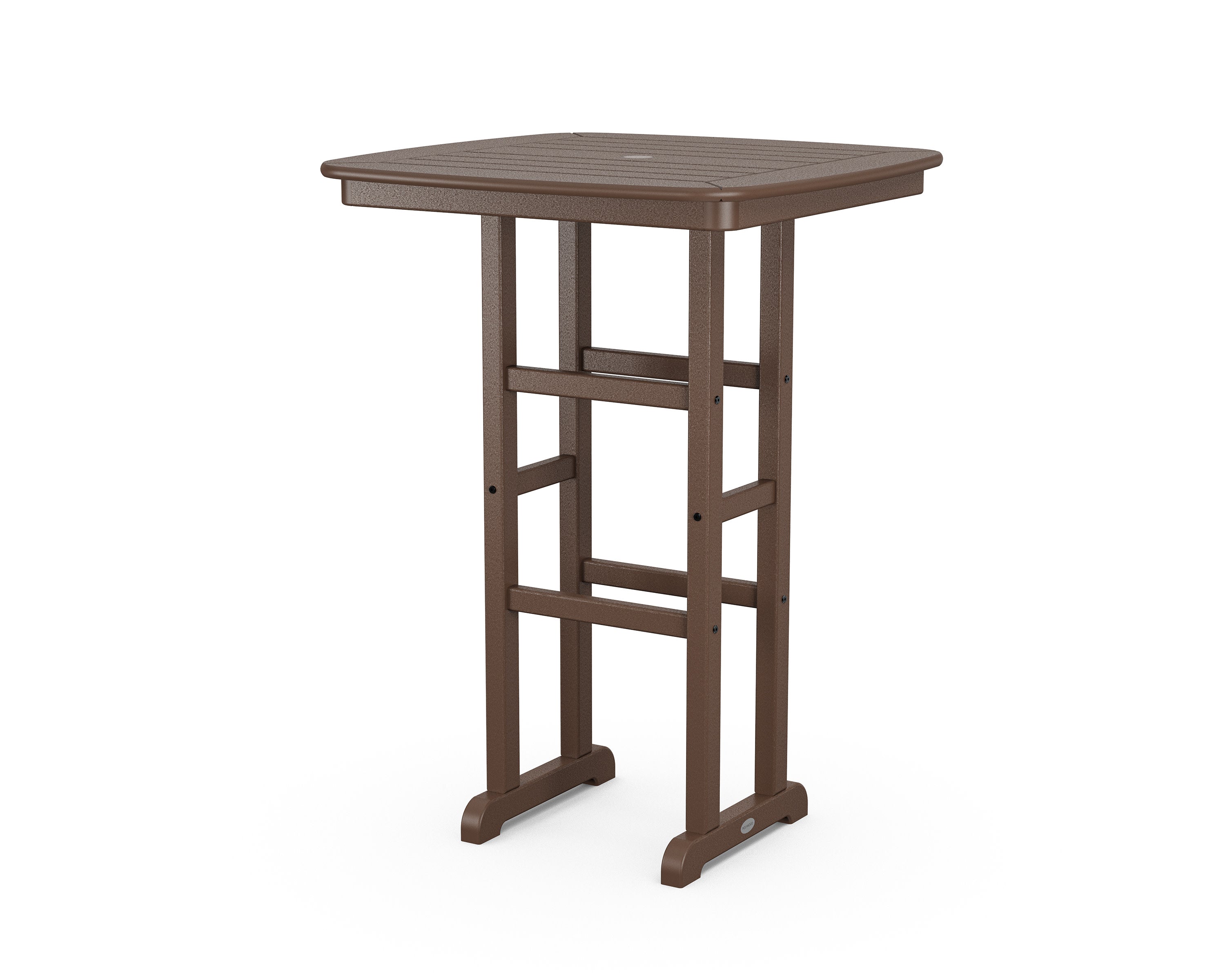 Nautical 31" Bar Table in Mahogany