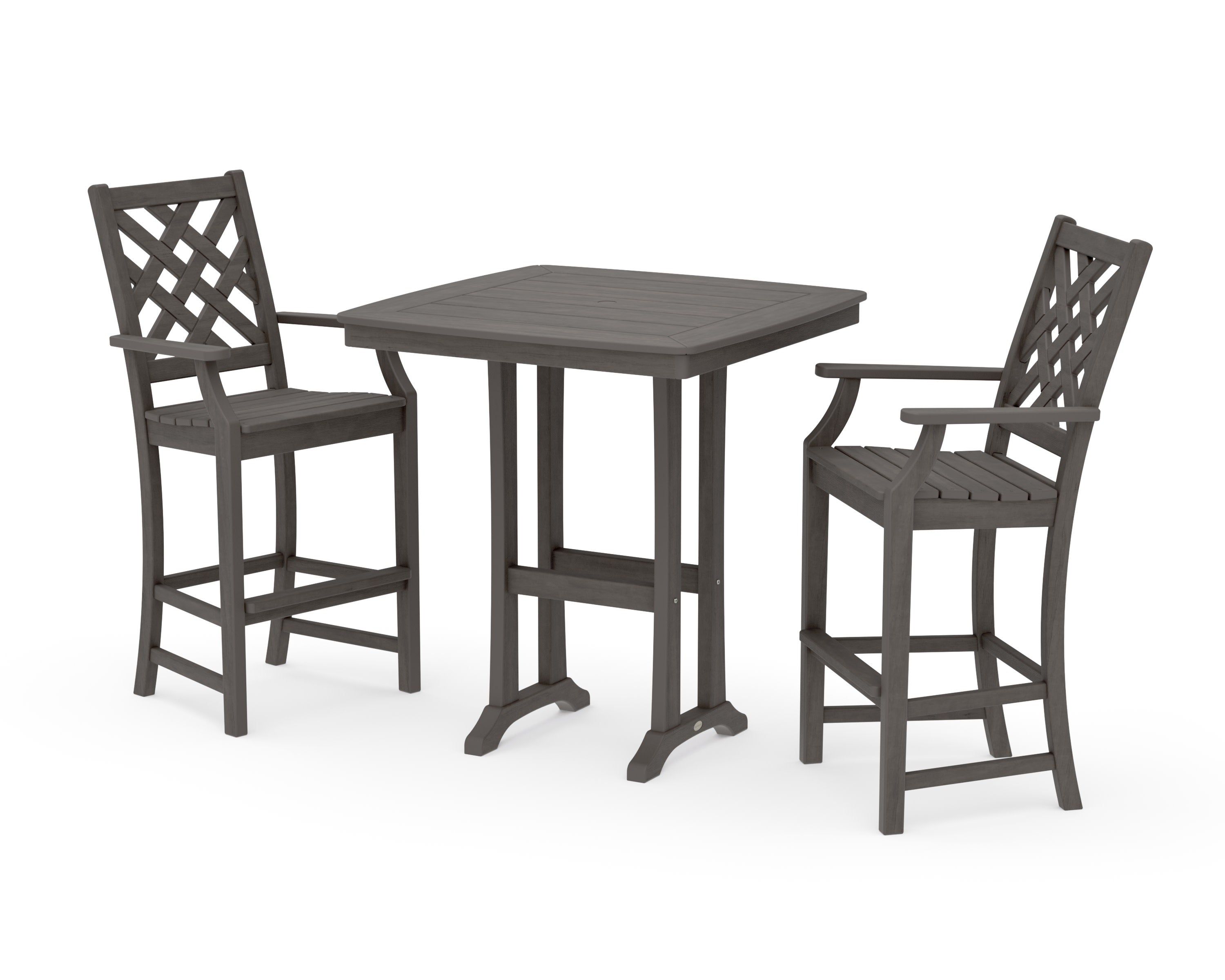Wovendale 3-Piece Bar Set in Driftwood