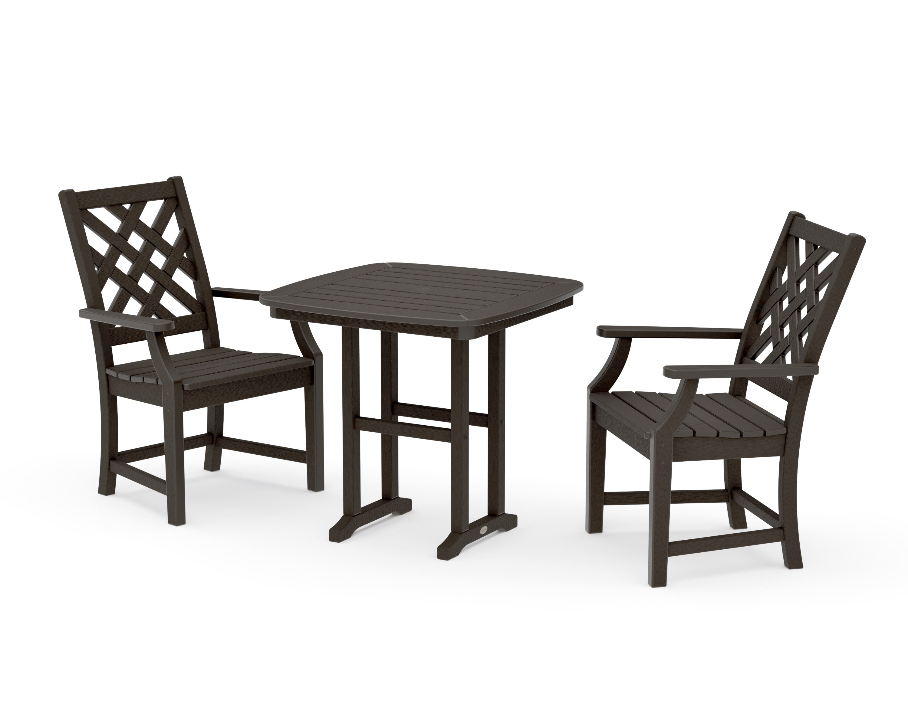 Wovendale 3-Piece Dining Set in Vintage Coffee