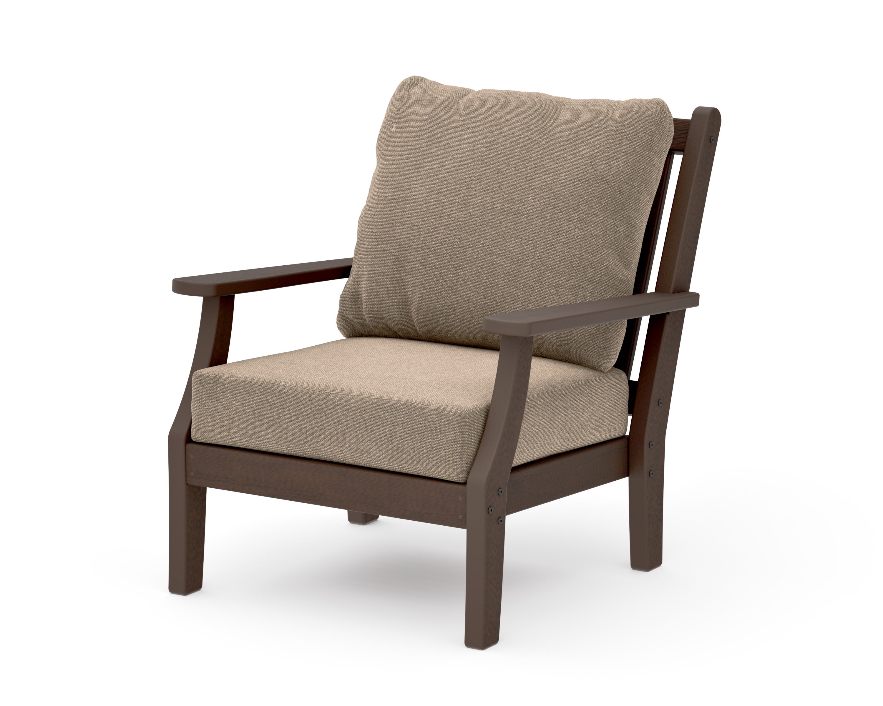 Wovendale Deep Seating Chair in Kona / Spiced Burlap