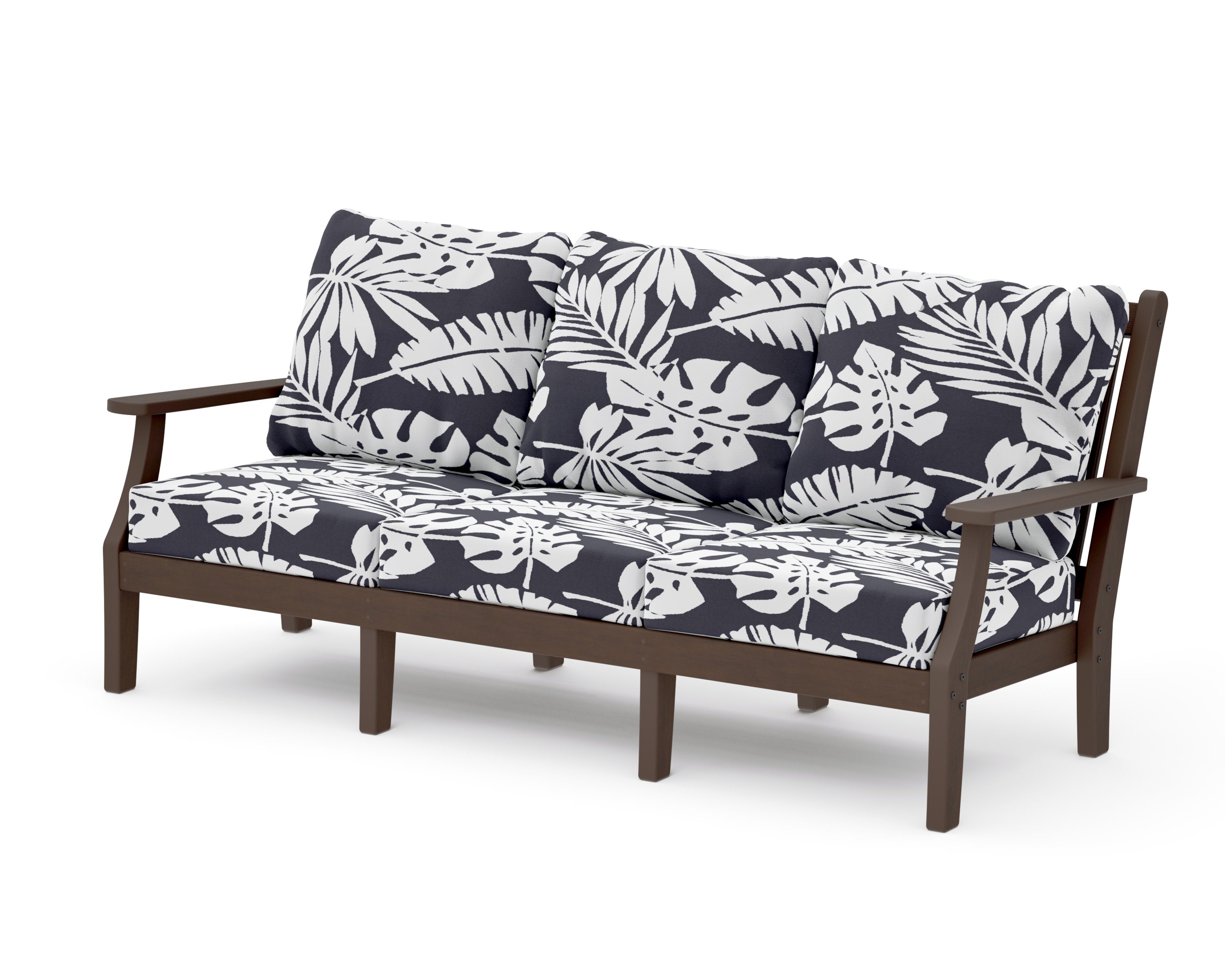 Wovendale Deep Seating Sofa in Kona / Leaf Navy