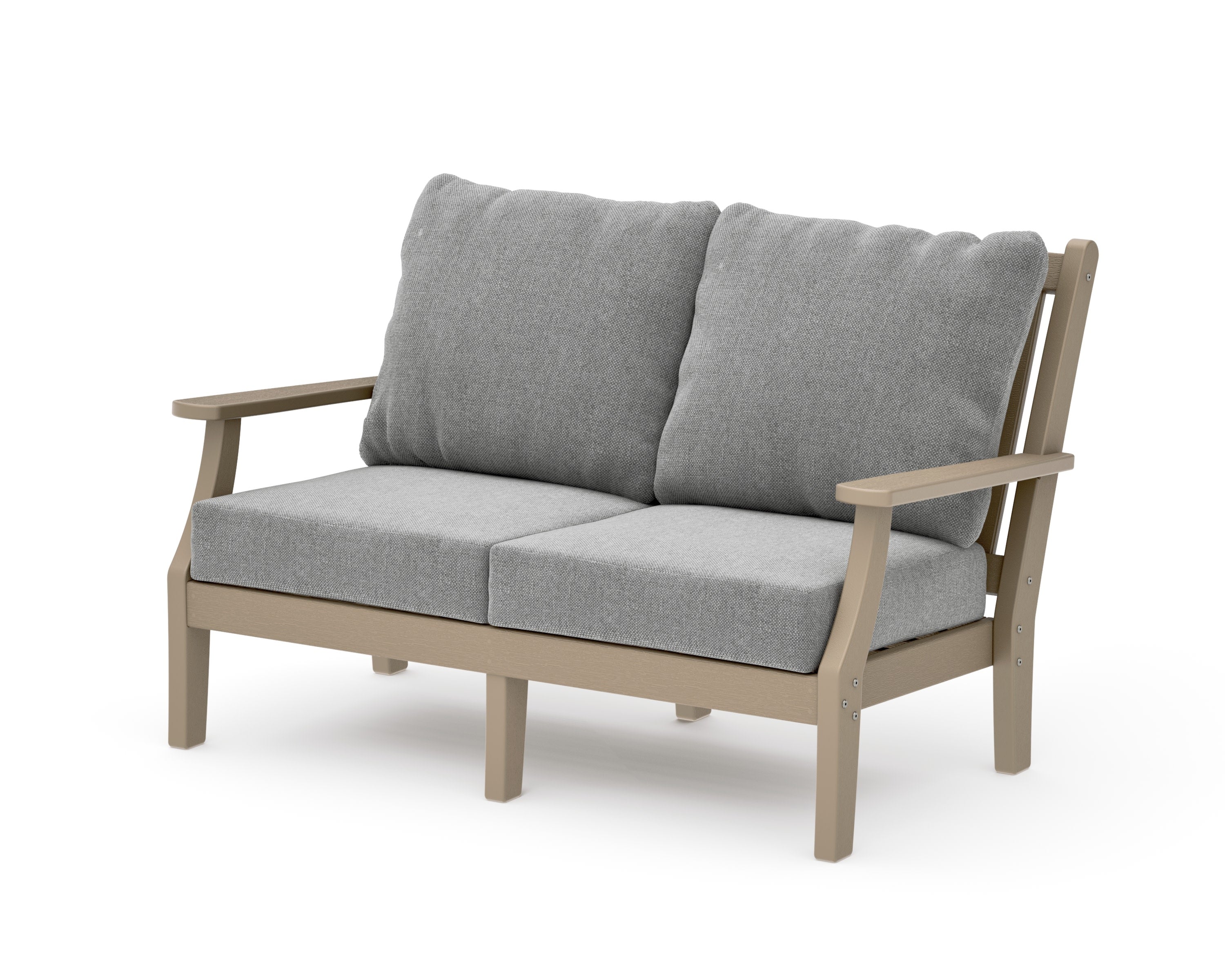 Wovendale Deep Seating Loveseat in Vintage Sahara / Grey Mist