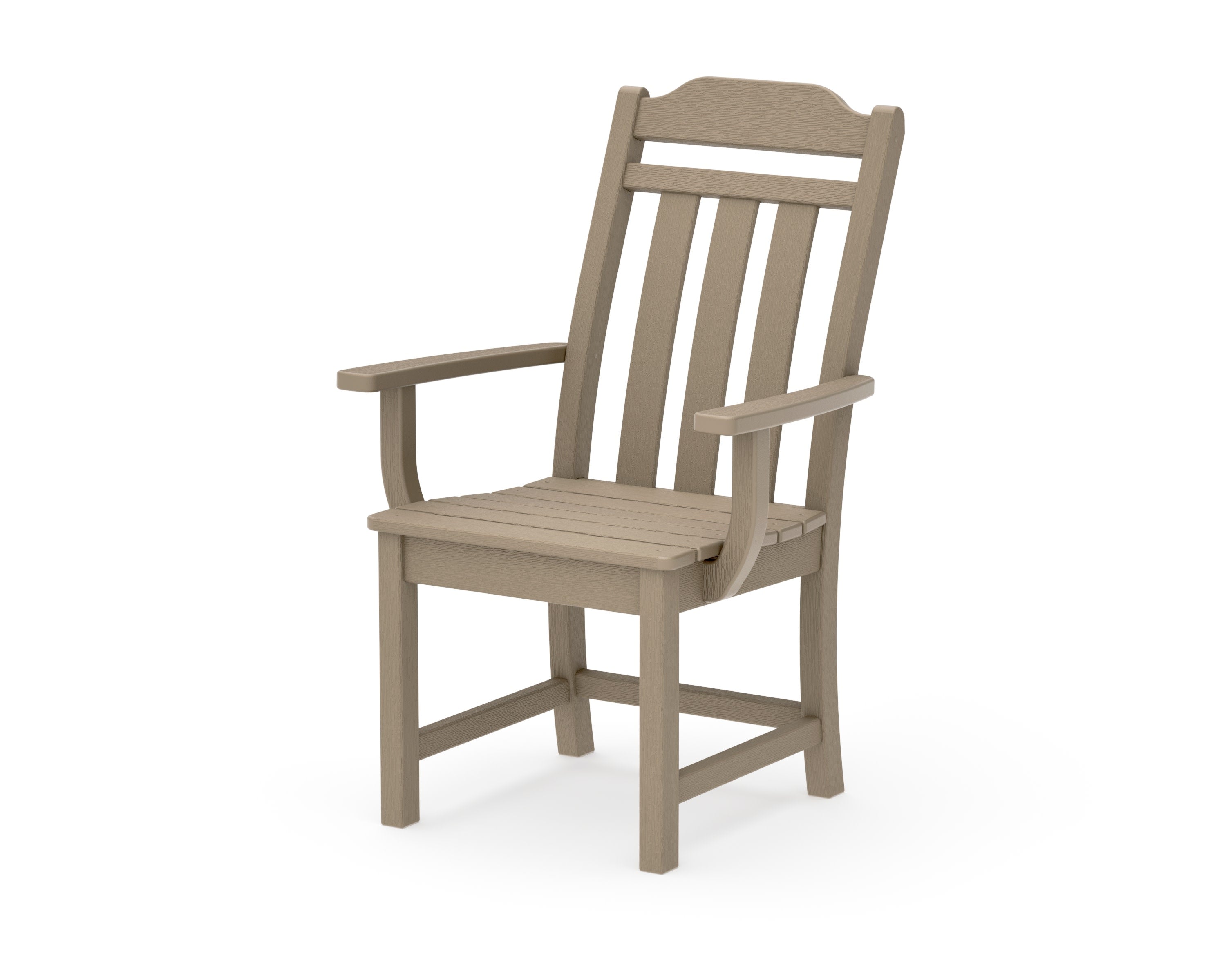 Cottage Dining Arm Chair in Vintage Sahara