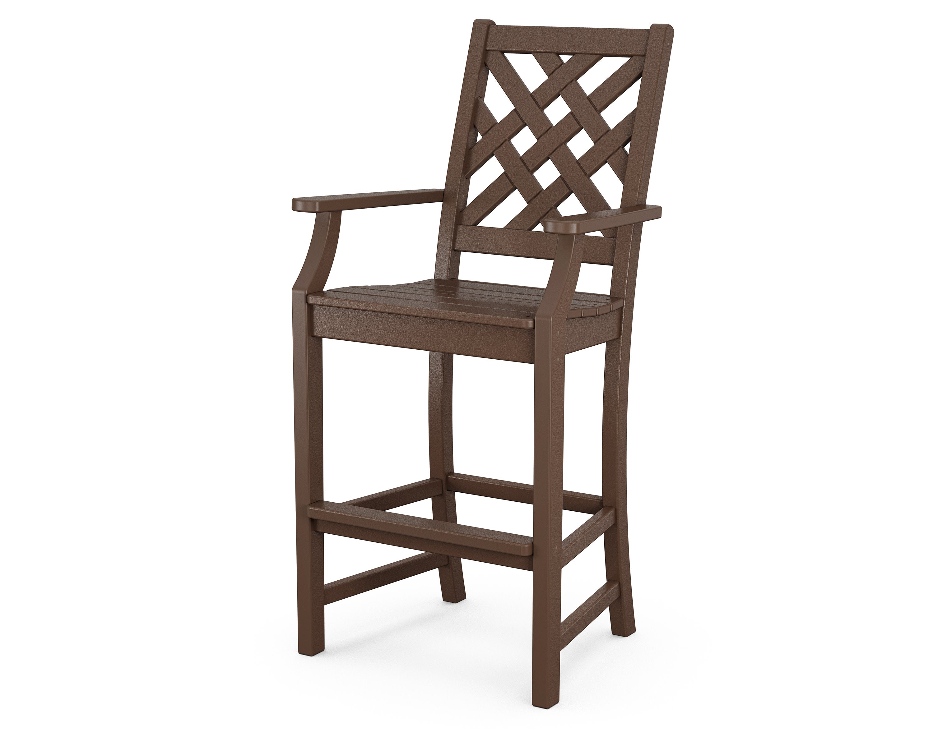 Wovendale Bar Arm Chair in Mahogany