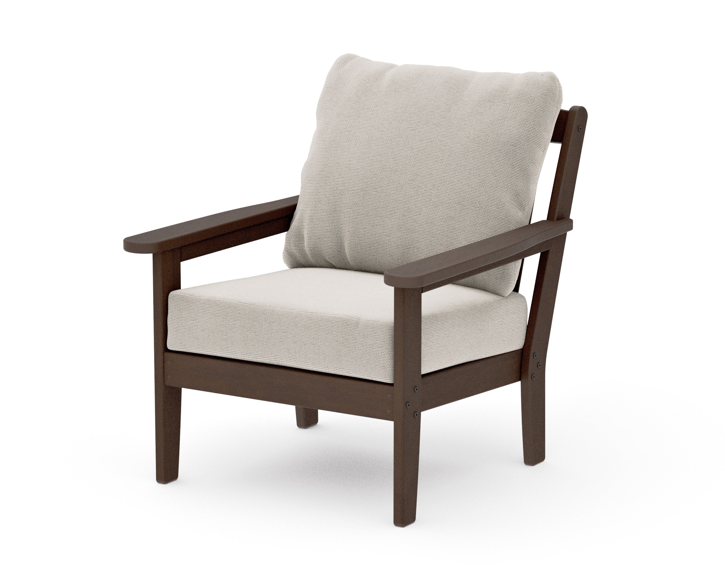 Cottage Deep Seating Chair in Kona / Dune Burlap