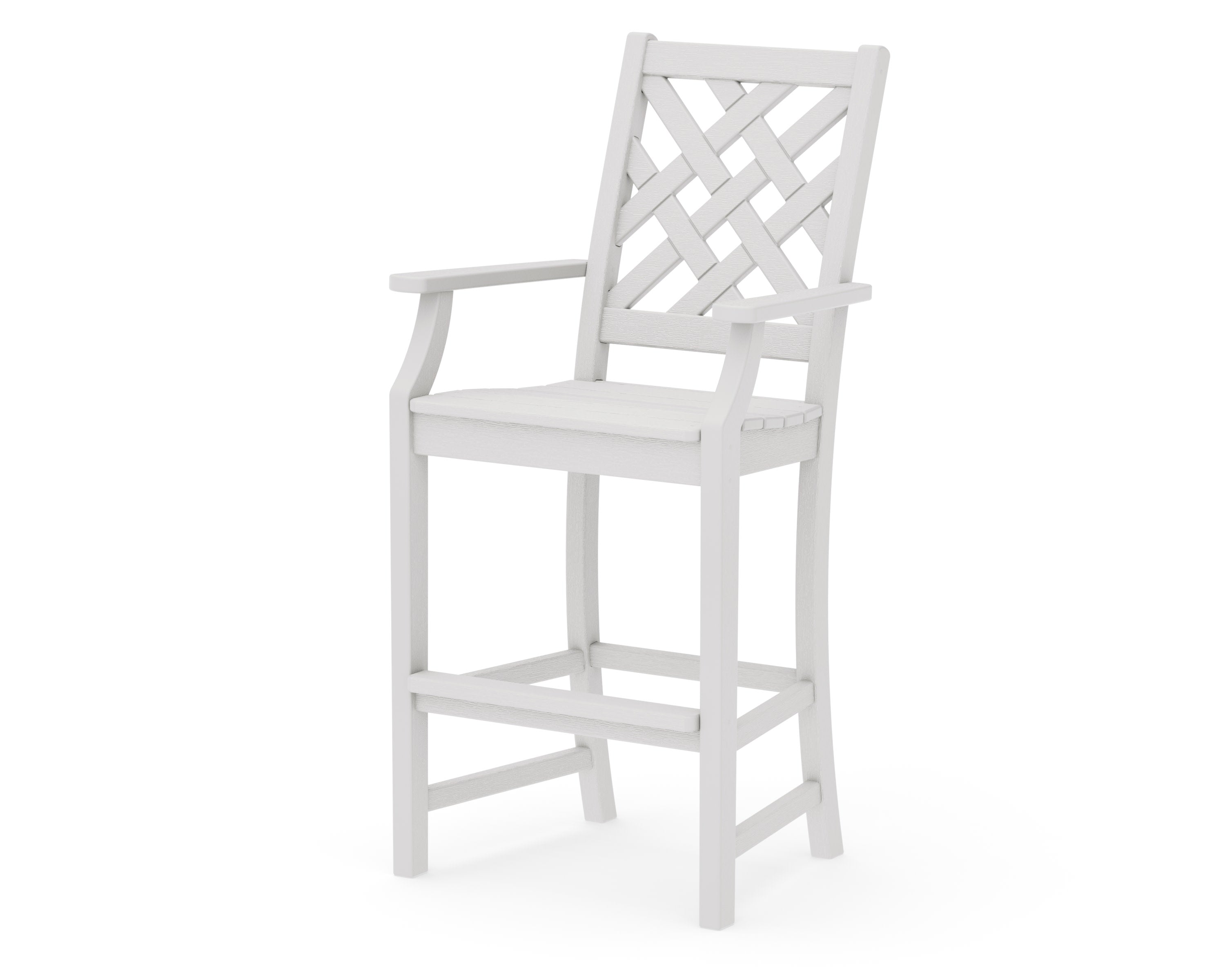 Wovendale Bar Arm Chair in Vintage White