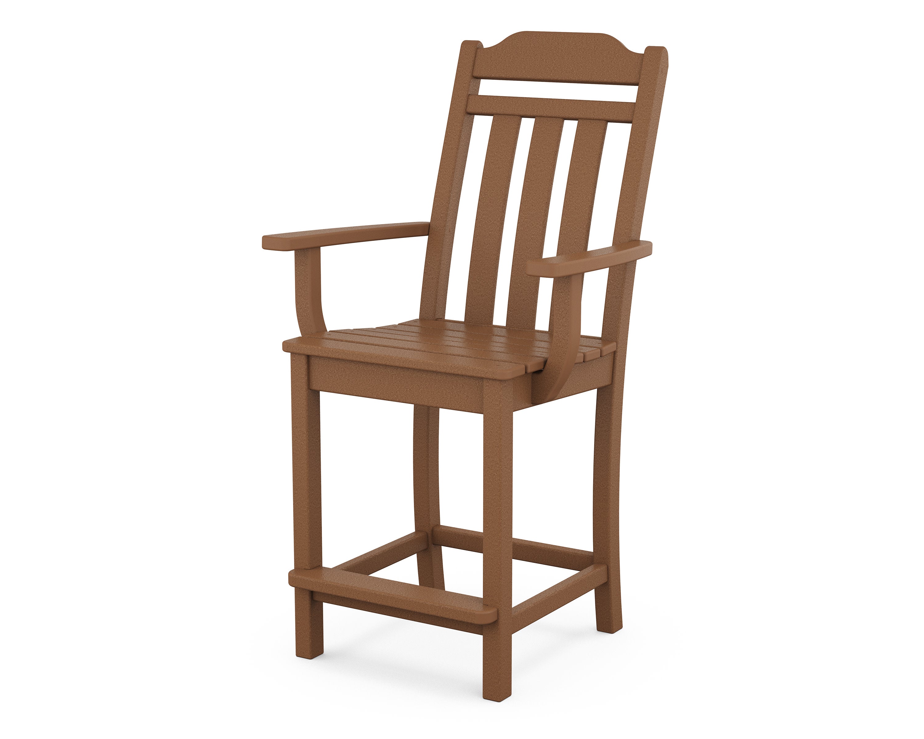 Cottage Counter Arm Chair in Teak