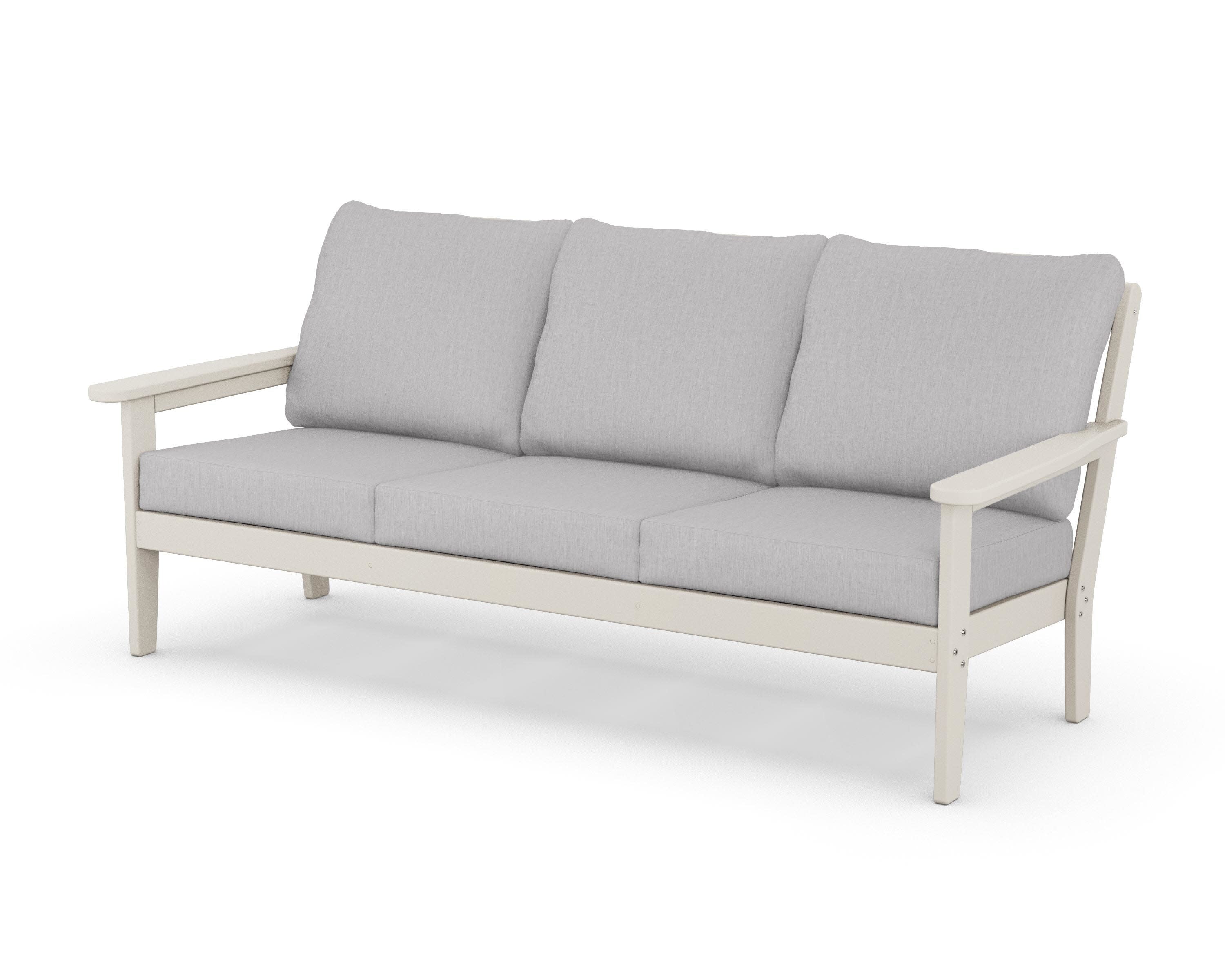 Cottage Deep Seating Sofa in Sand / Granite