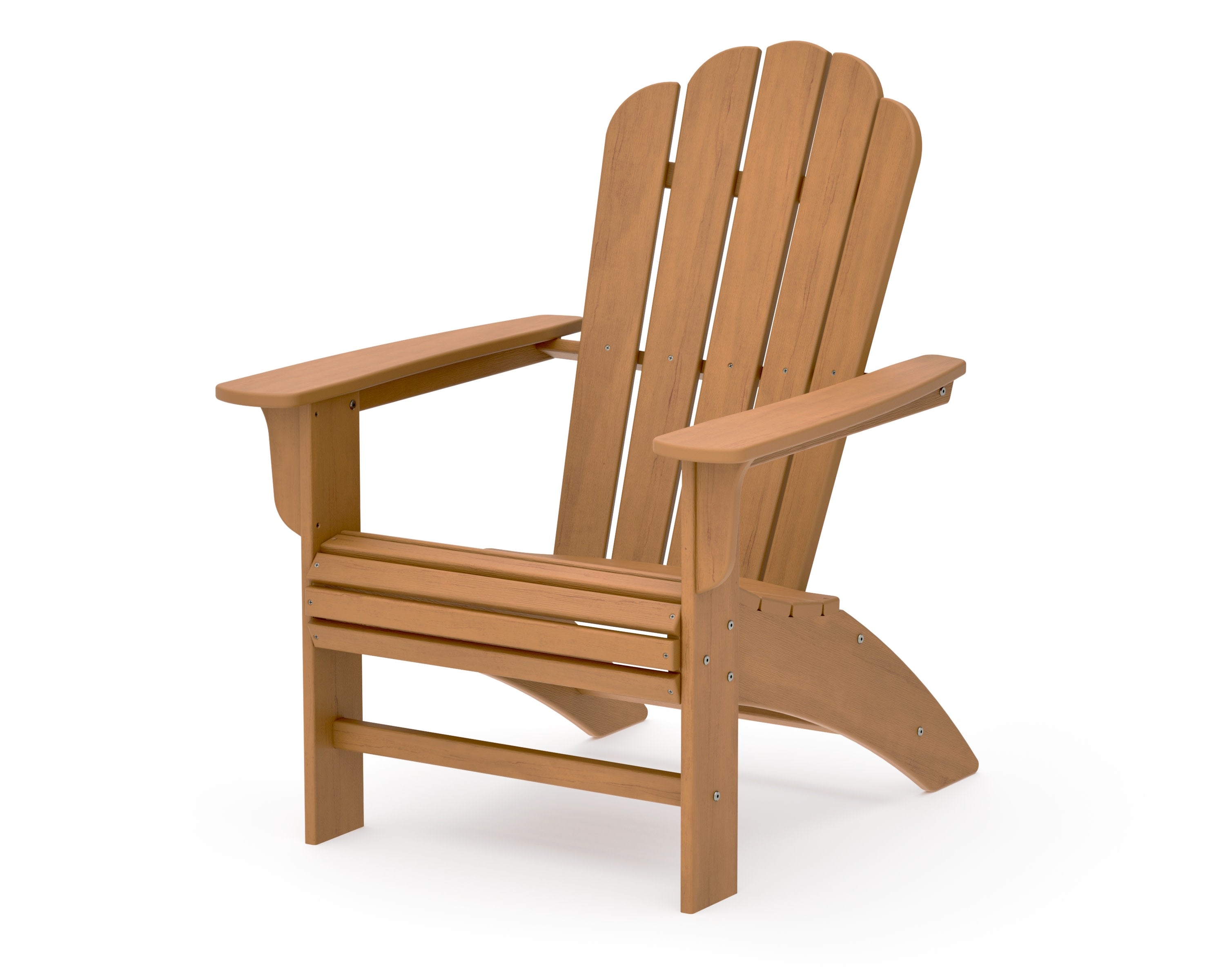 Cottage Curveback Adirondack Chair in Natural