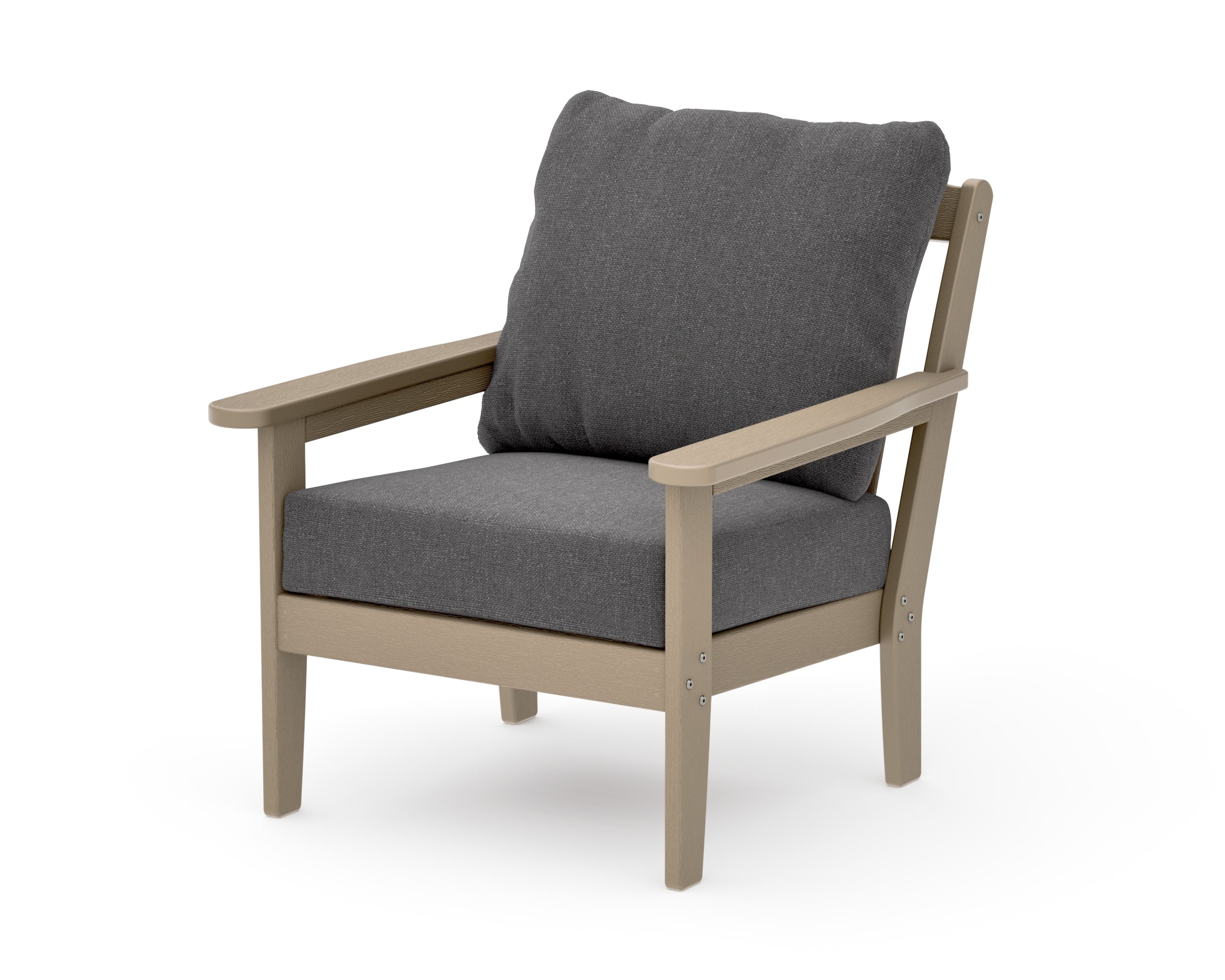 Cottage Deep Seating Chair in Vintage Sahara / Ash Charcoal