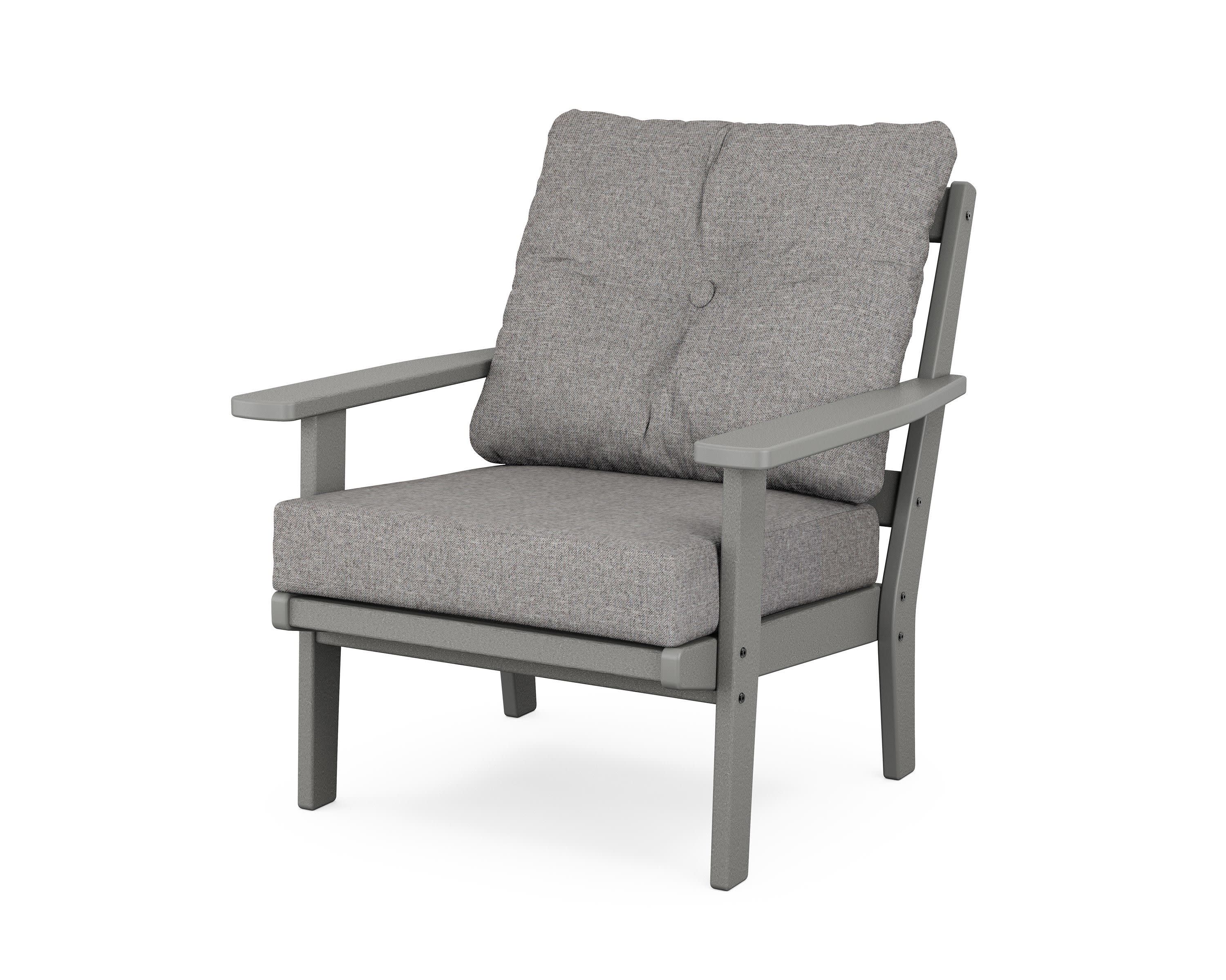 Prairie Deep Seating Chair in Slate Grey / Grey Mist