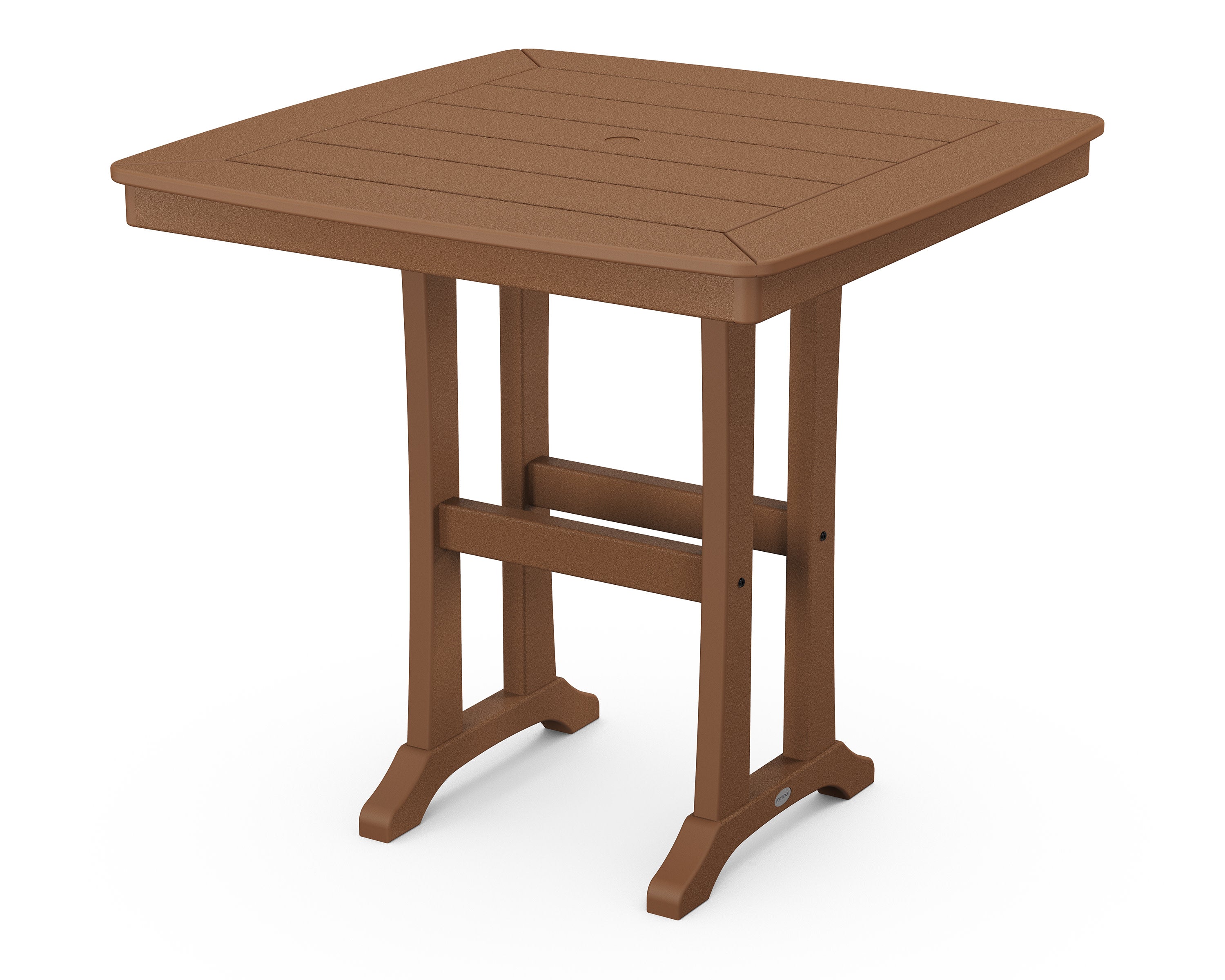 Nautical Trestle 37" Counter Table in Teak
