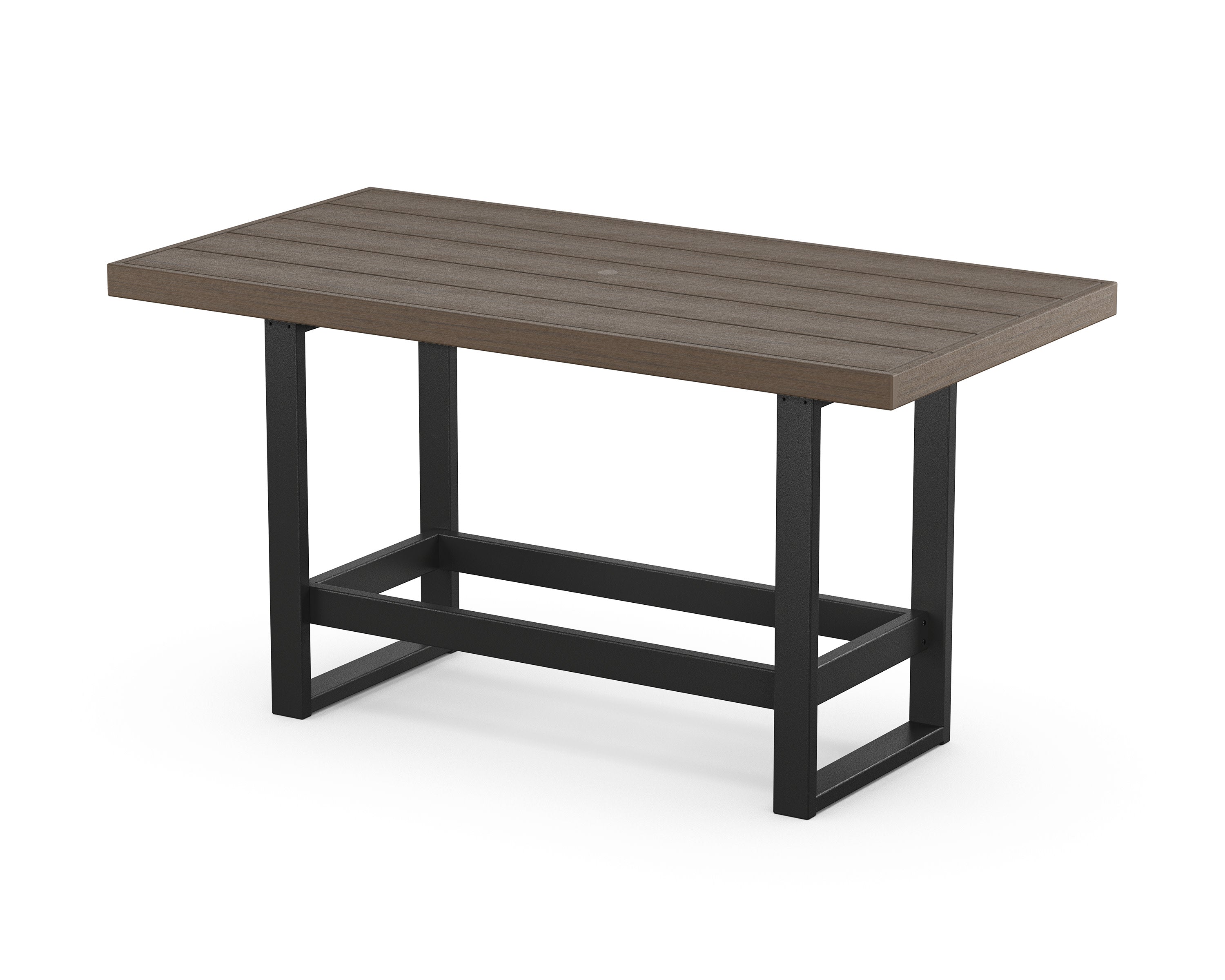 EDGE 40" x 78" Bar Table in Black / Kona
