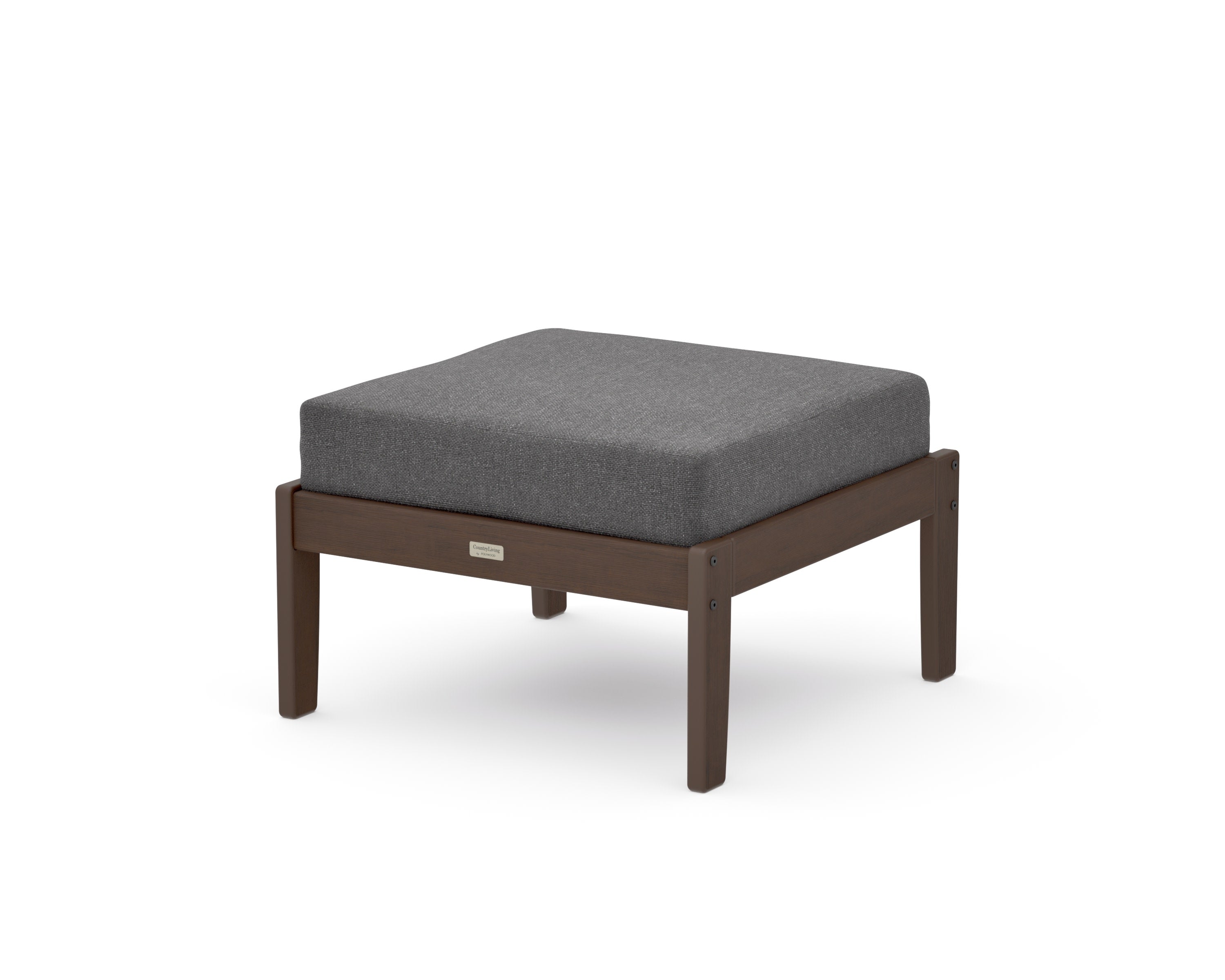 Cottage Deep Seating Ottoman in Kona / Ash Charcoal