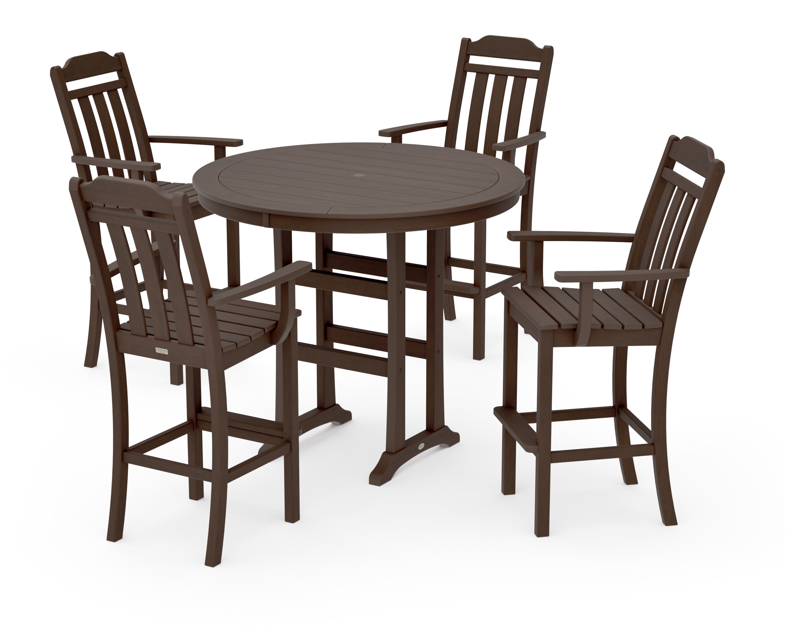 Cottage 5-Piece Round Bar Set in Kona