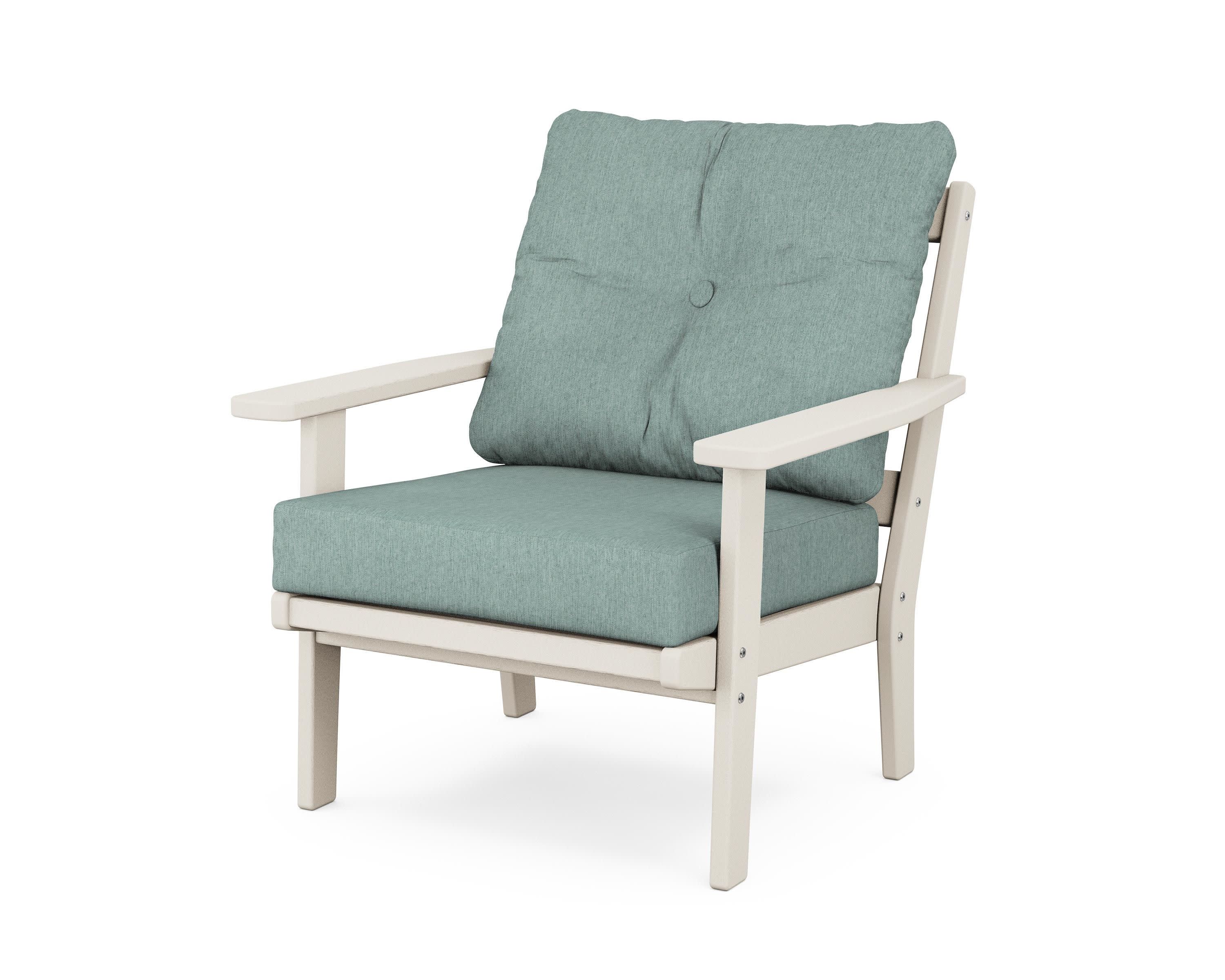 Prairie Deep Seating Chair in Sand / Glacier Spa