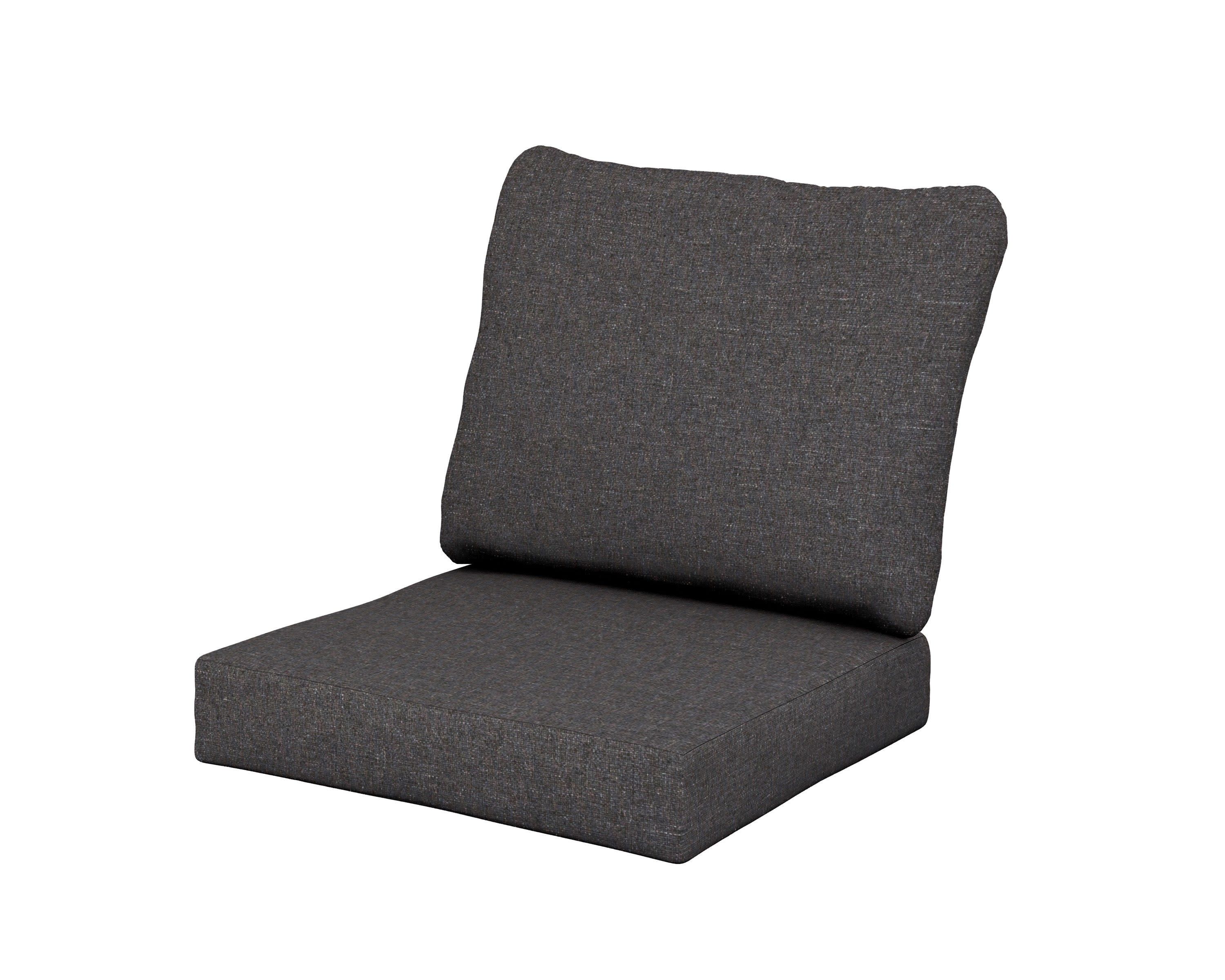 Classics Seat/Back Cushion Set in Ash Charcoal