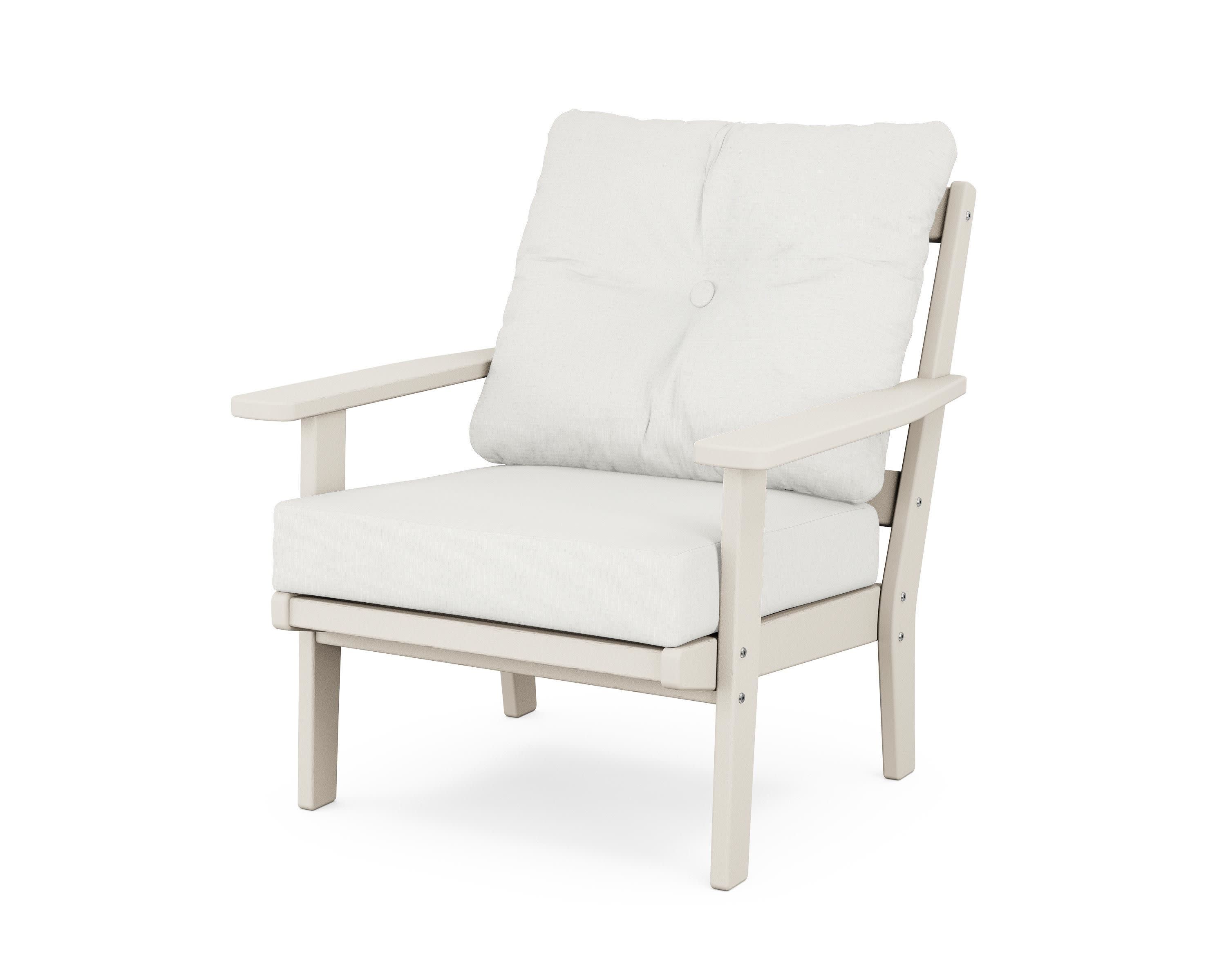 Prairie Deep Seating Chair in Sand / Natural Linen