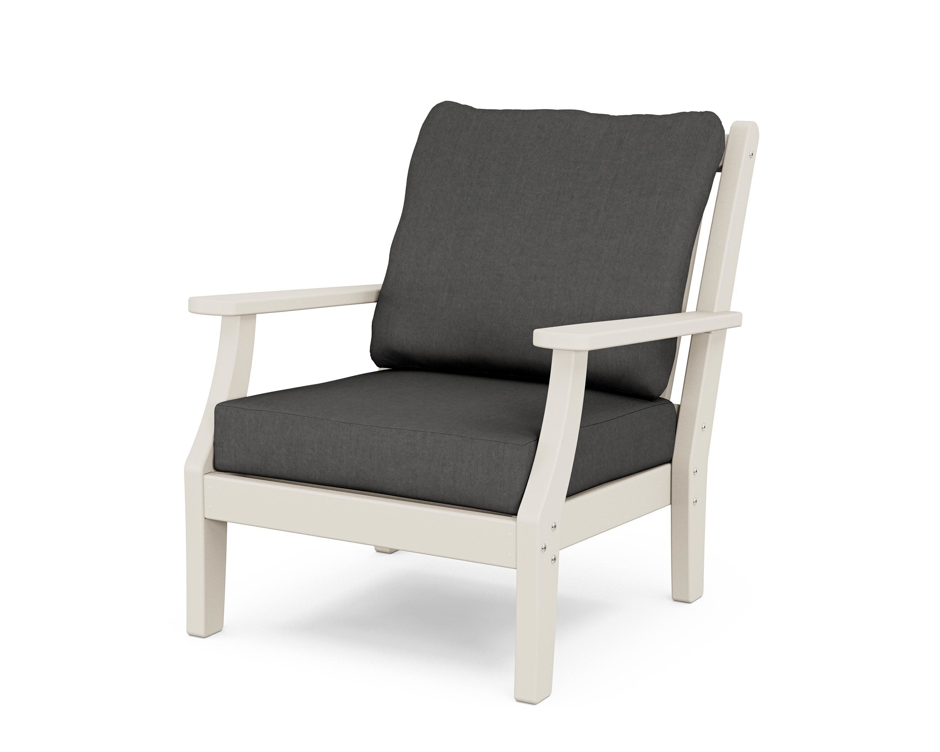 Wovendale Deep Seating Chair in Sand / Spectrum Carbon