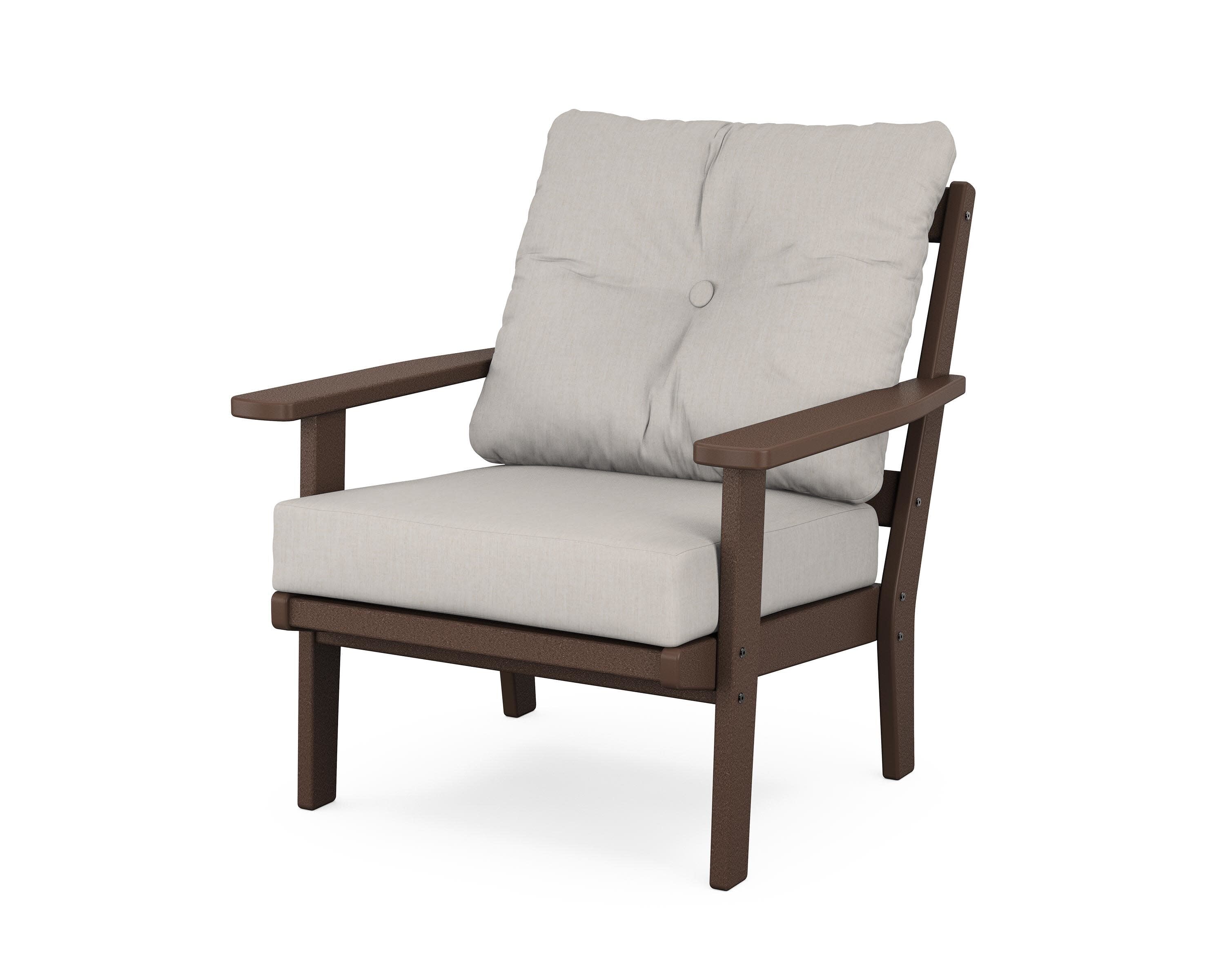 Prairie Deep Seating Chair in Mahogany / Cast Ash