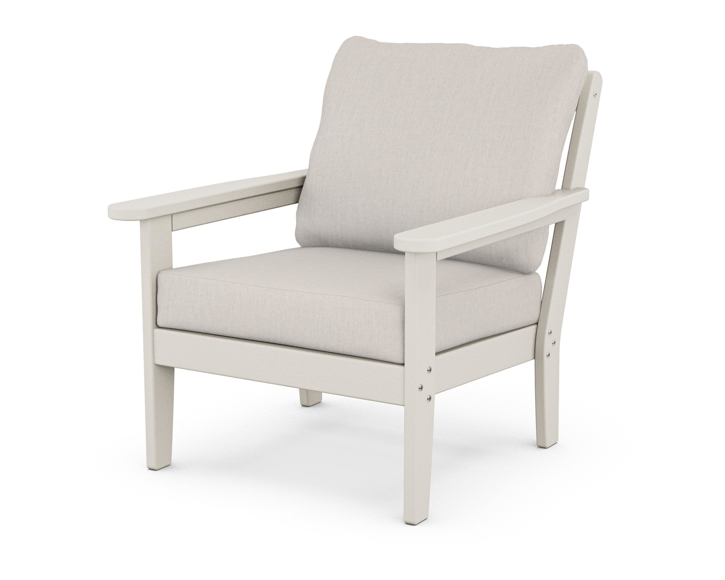 Cottage Deep Seating Chair in Sand / Cast Ash