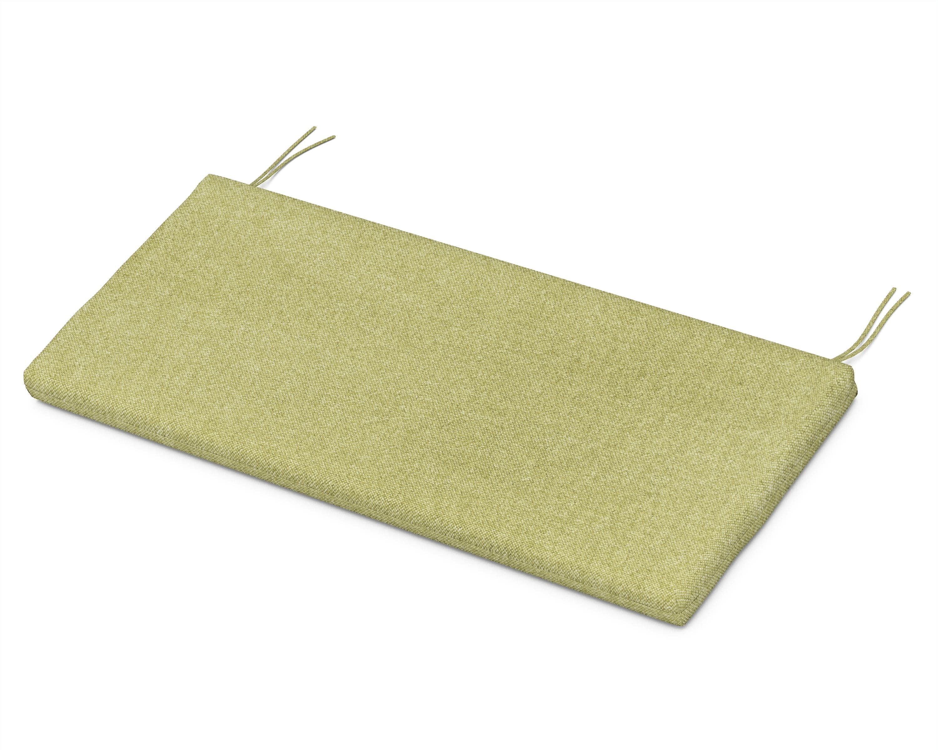 Bench Seat Cushion - 17.25"D x 43.5"W x 2.5"H in Chartreuse Boucle