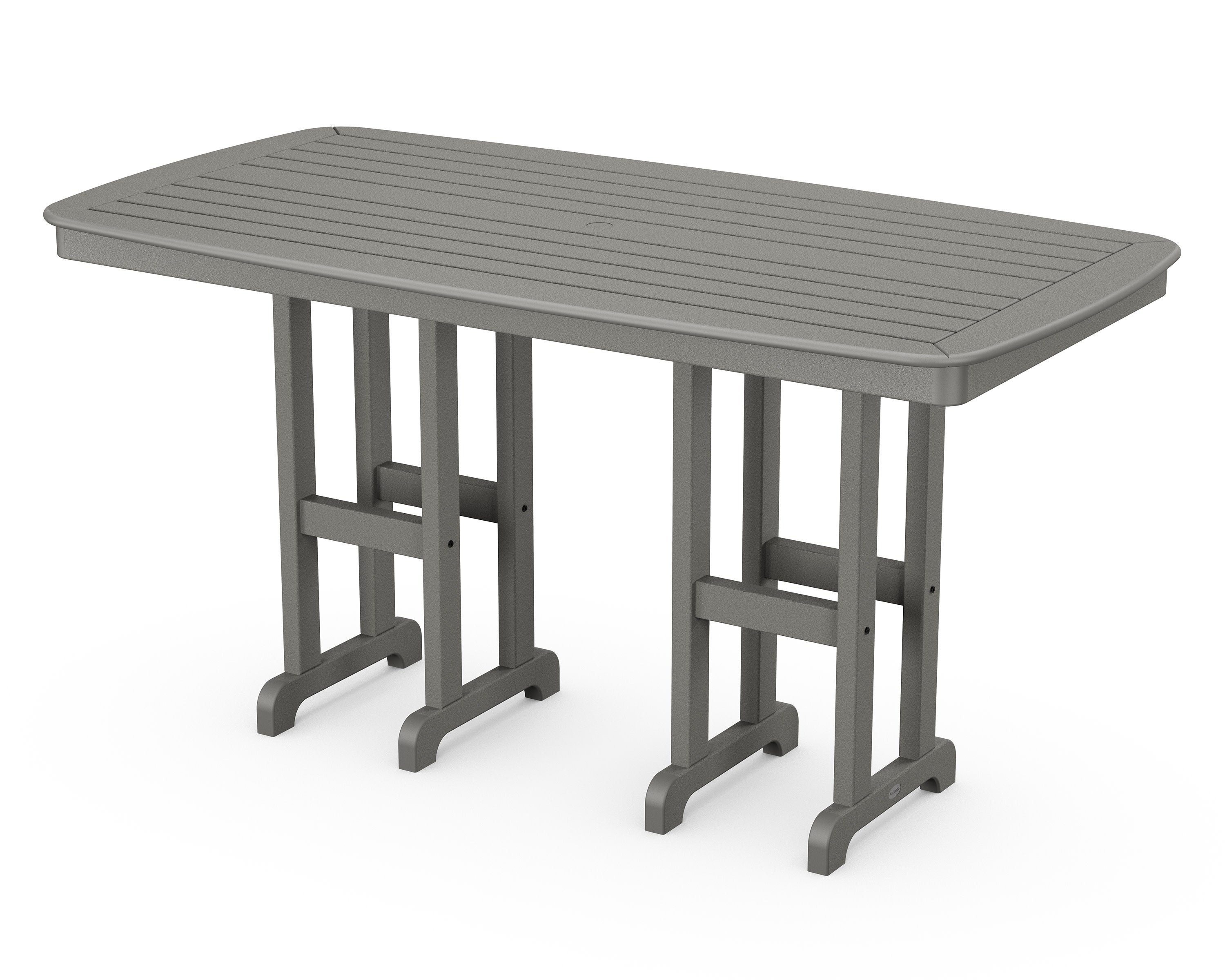 Nautical 37" x 72" Counter Table in Slate Grey