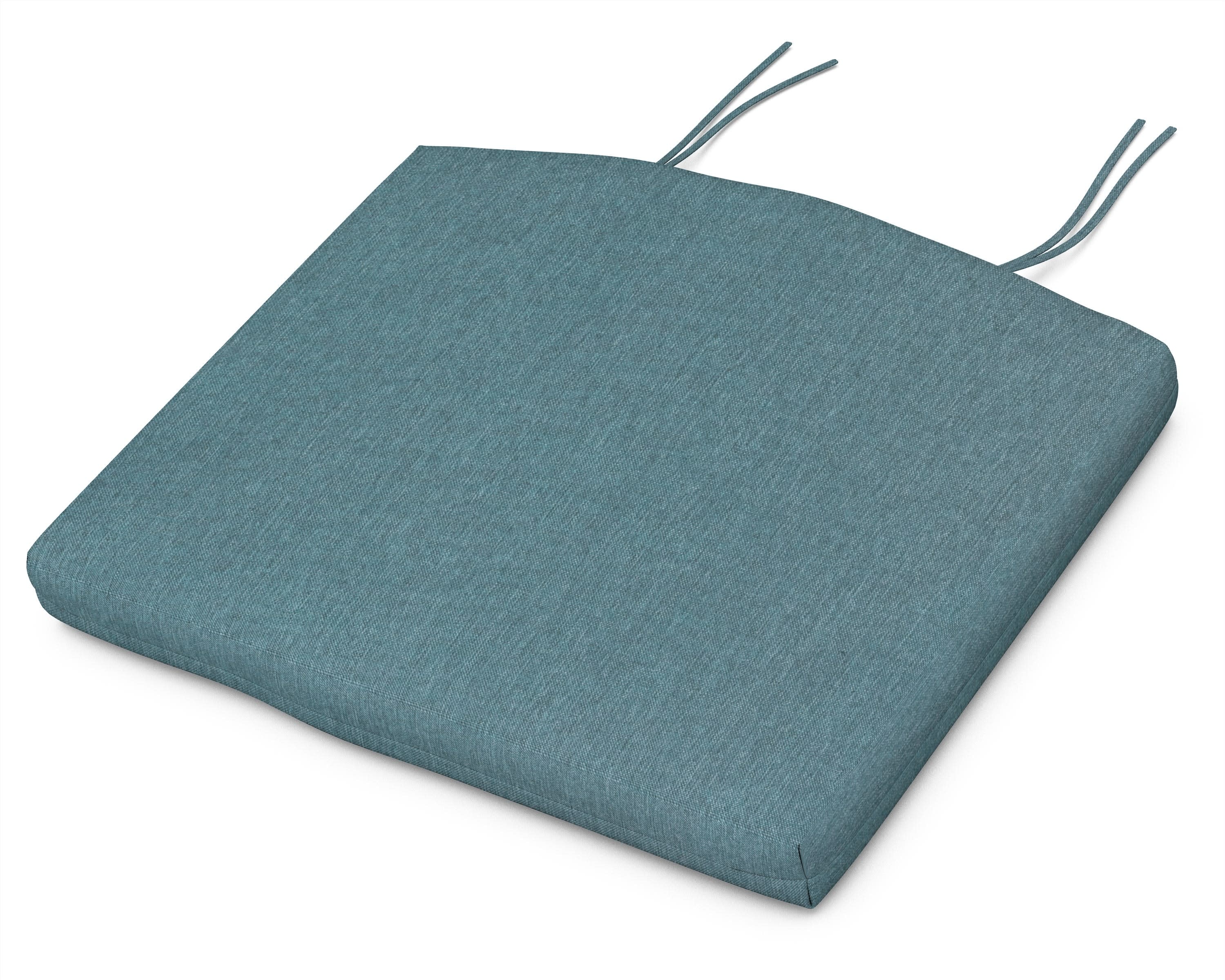 Standard Seat Cushion 18"D x 22"W x 2.5"H in Ocean Teal