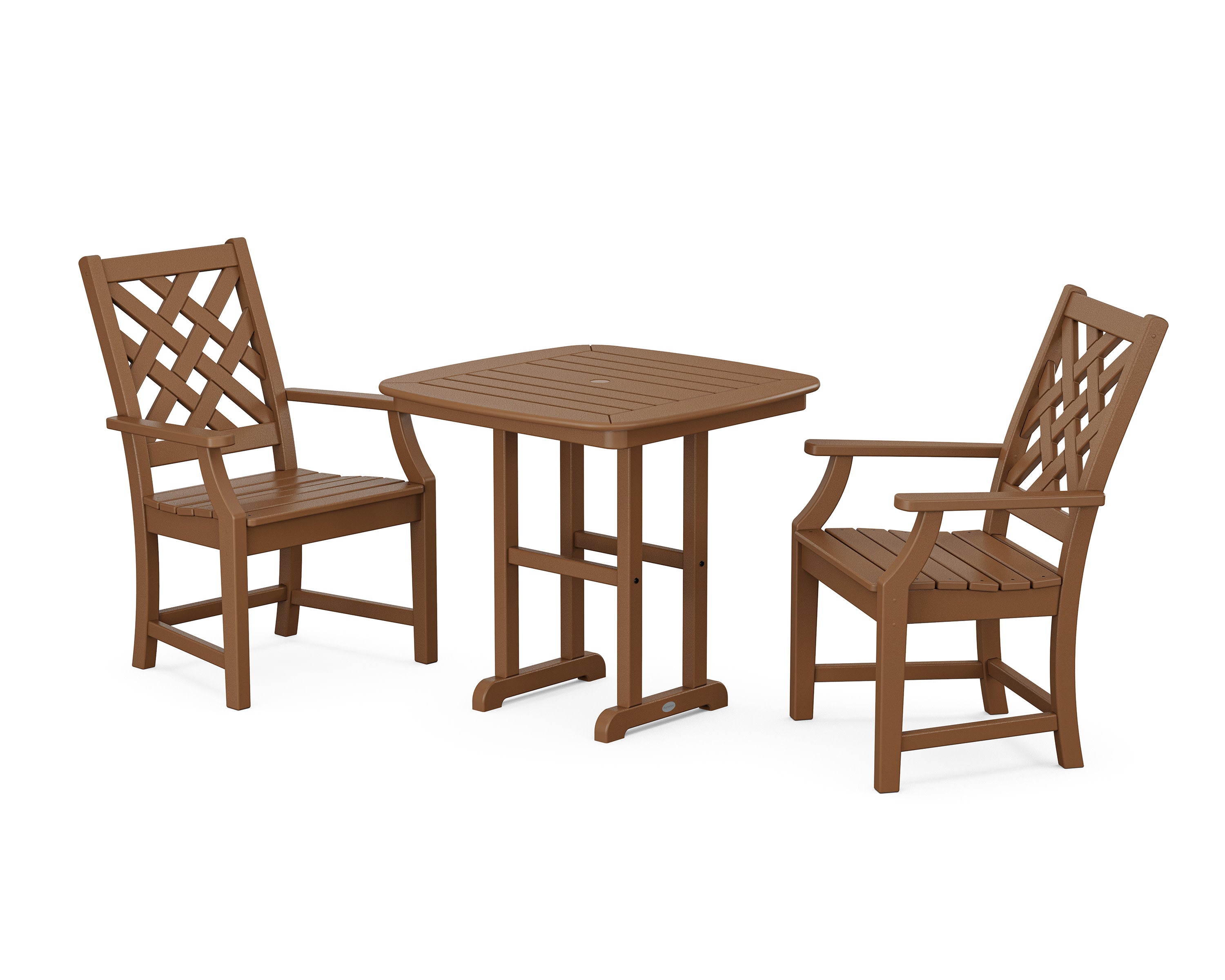 Wovendale 3-Piece Dining Set in Teak